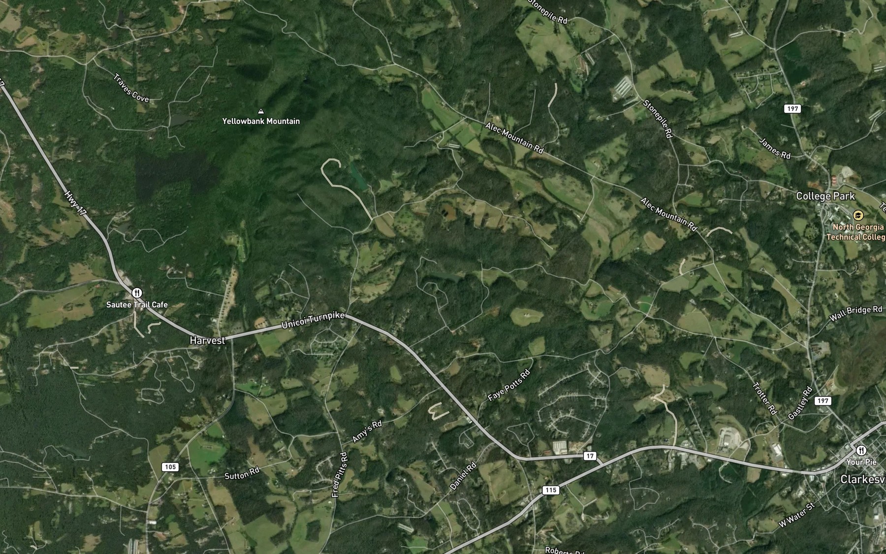 Satellite map of the Reservoir 42