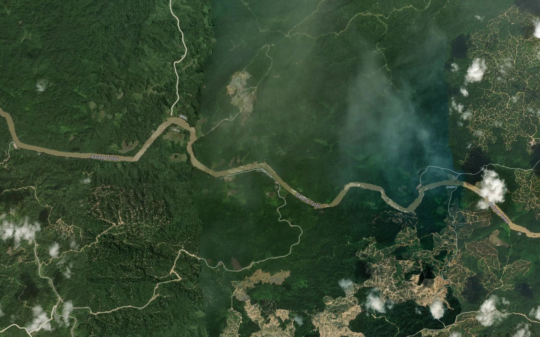Satellite map of the Sungai Pedong