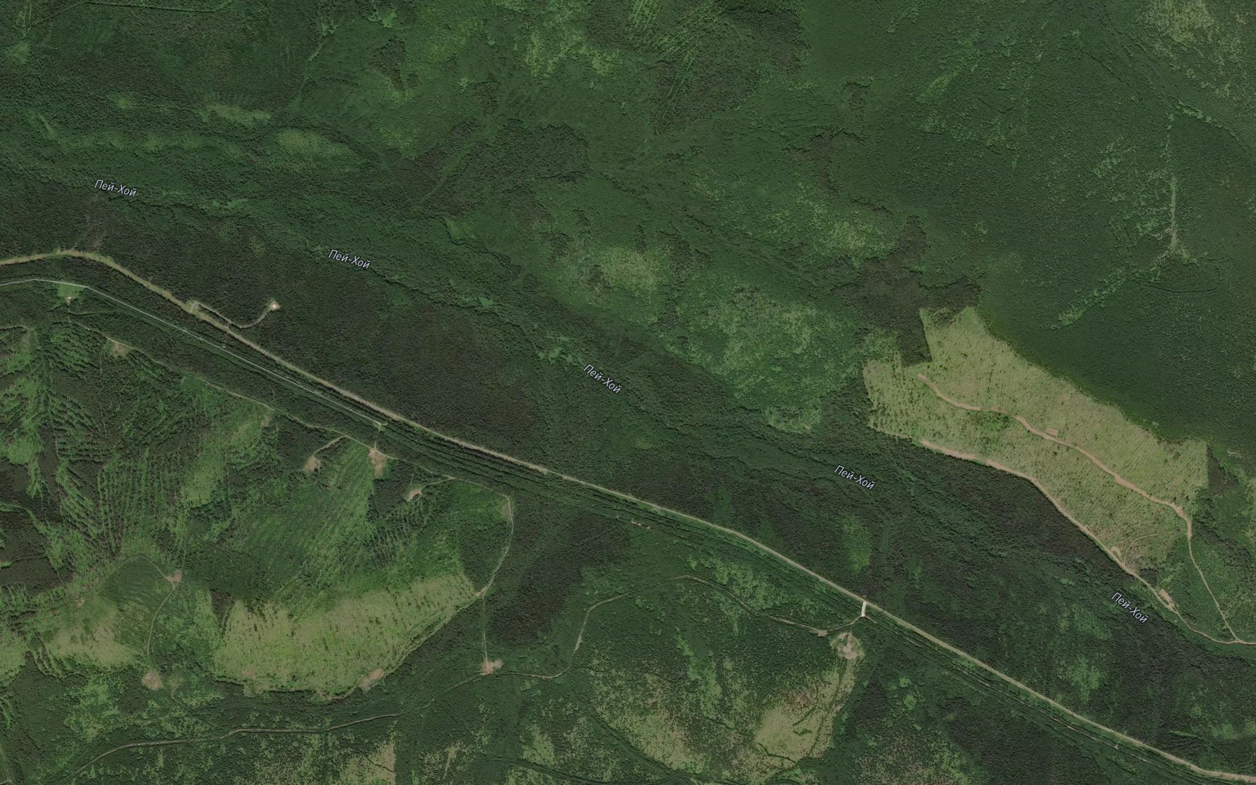 Satellite map of the Veselyy