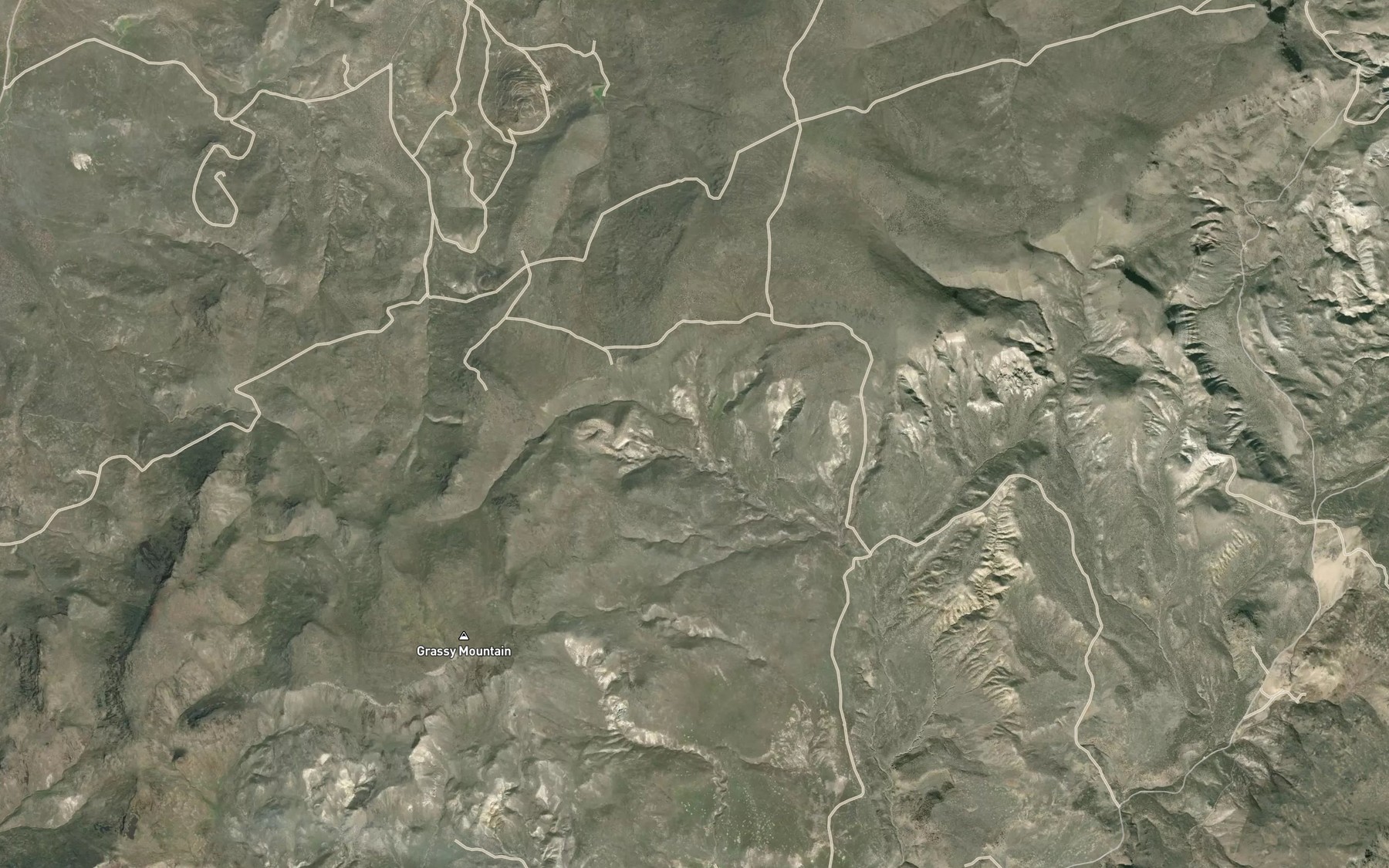 Satellite map of the Grassy Mountain Spring