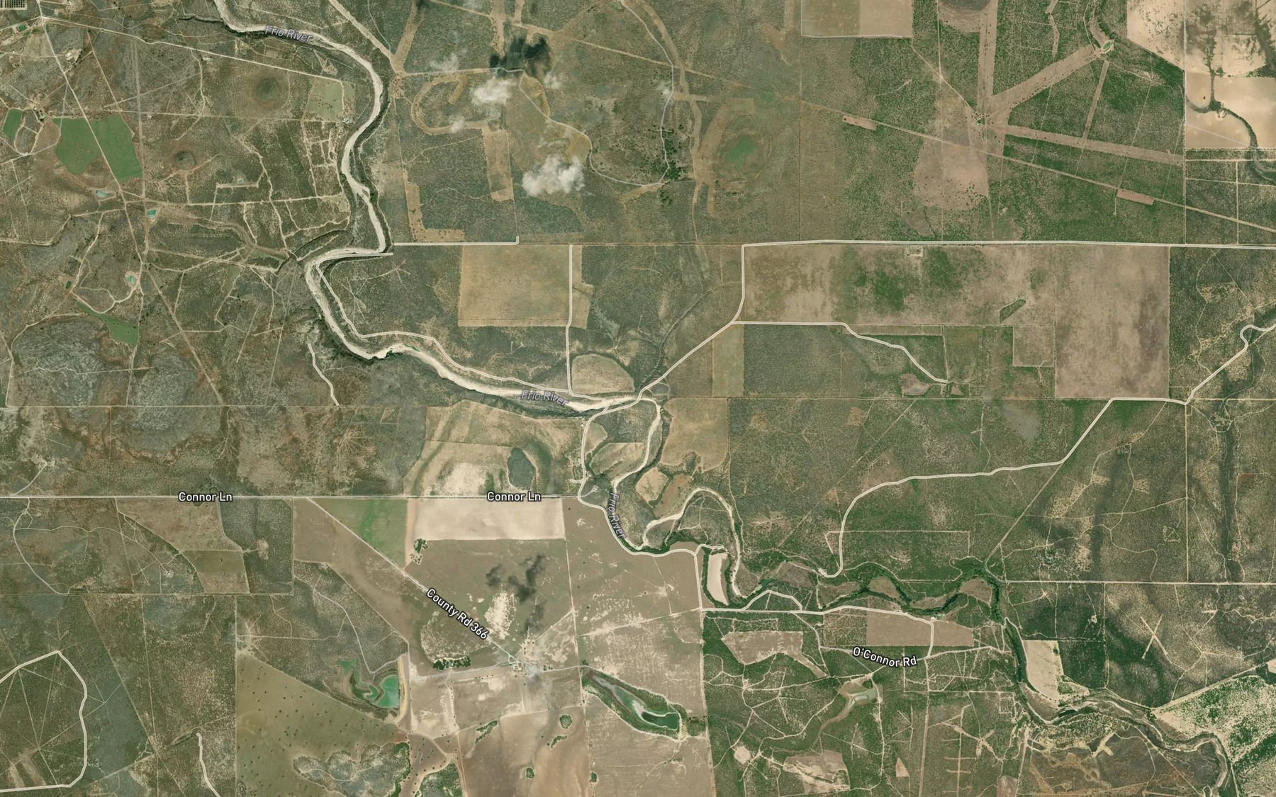 Satellite map of the Spring Branch