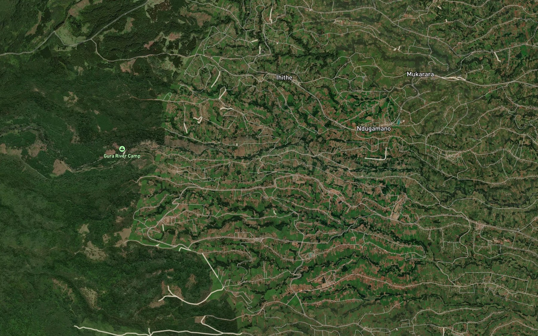 Satellite map of the Muhoite