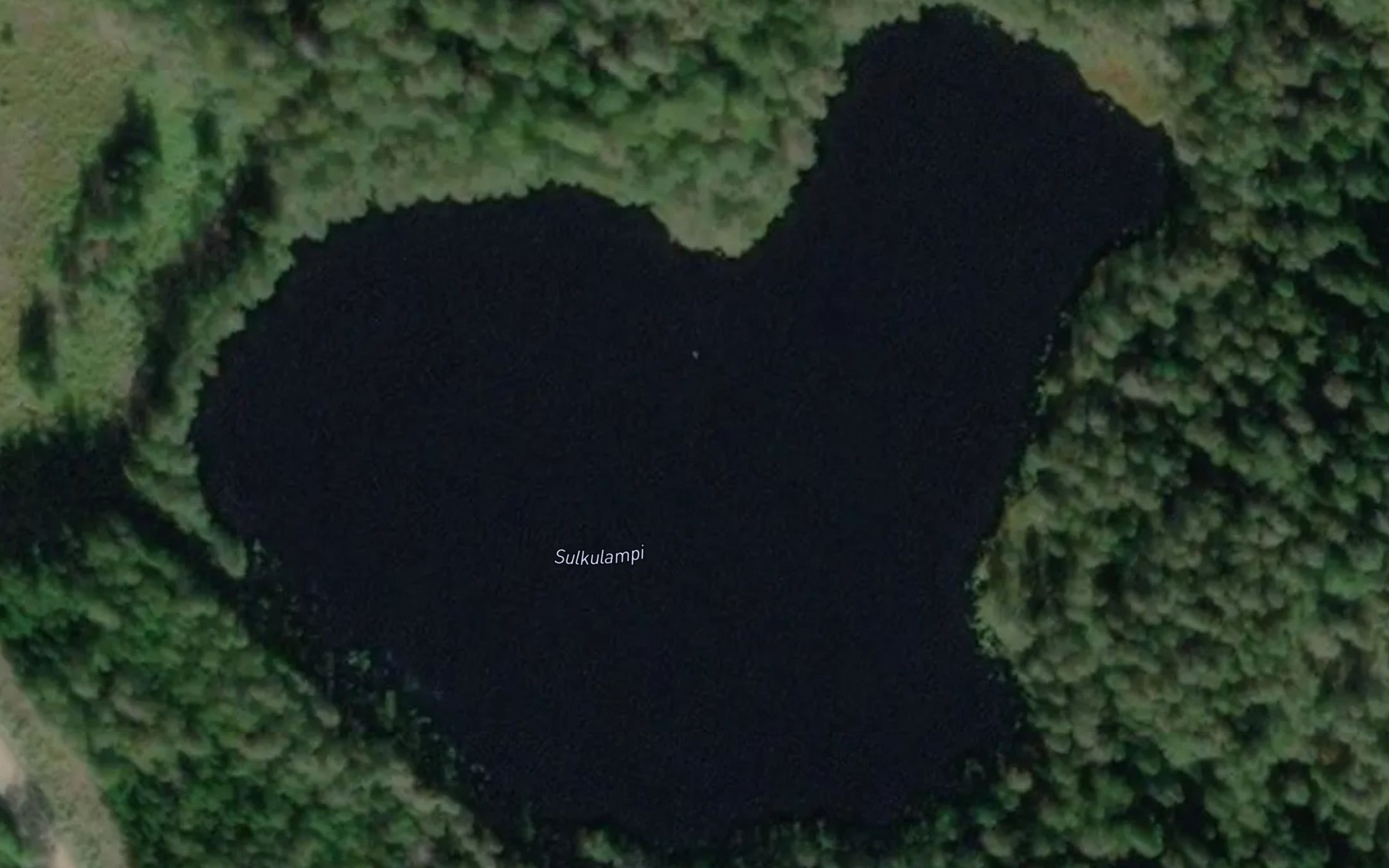 Satellite map of the Sulkulampi
