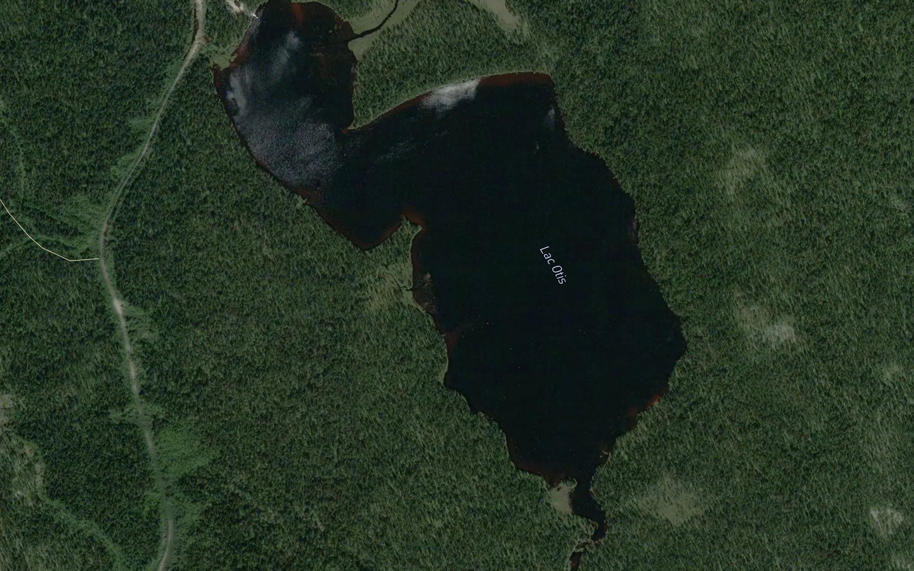 Satellite map of the Lac Otis