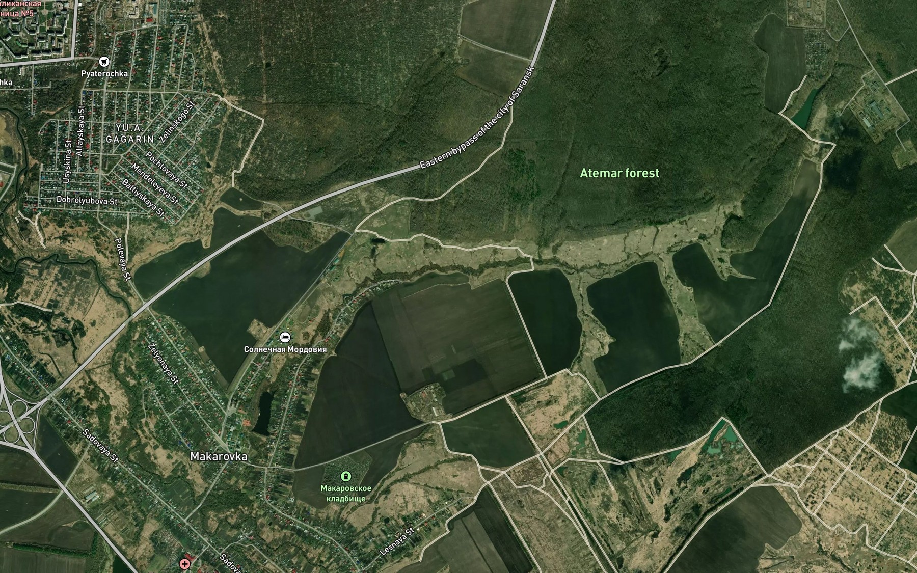 Satellite map of the Ovrag Kamennyy
