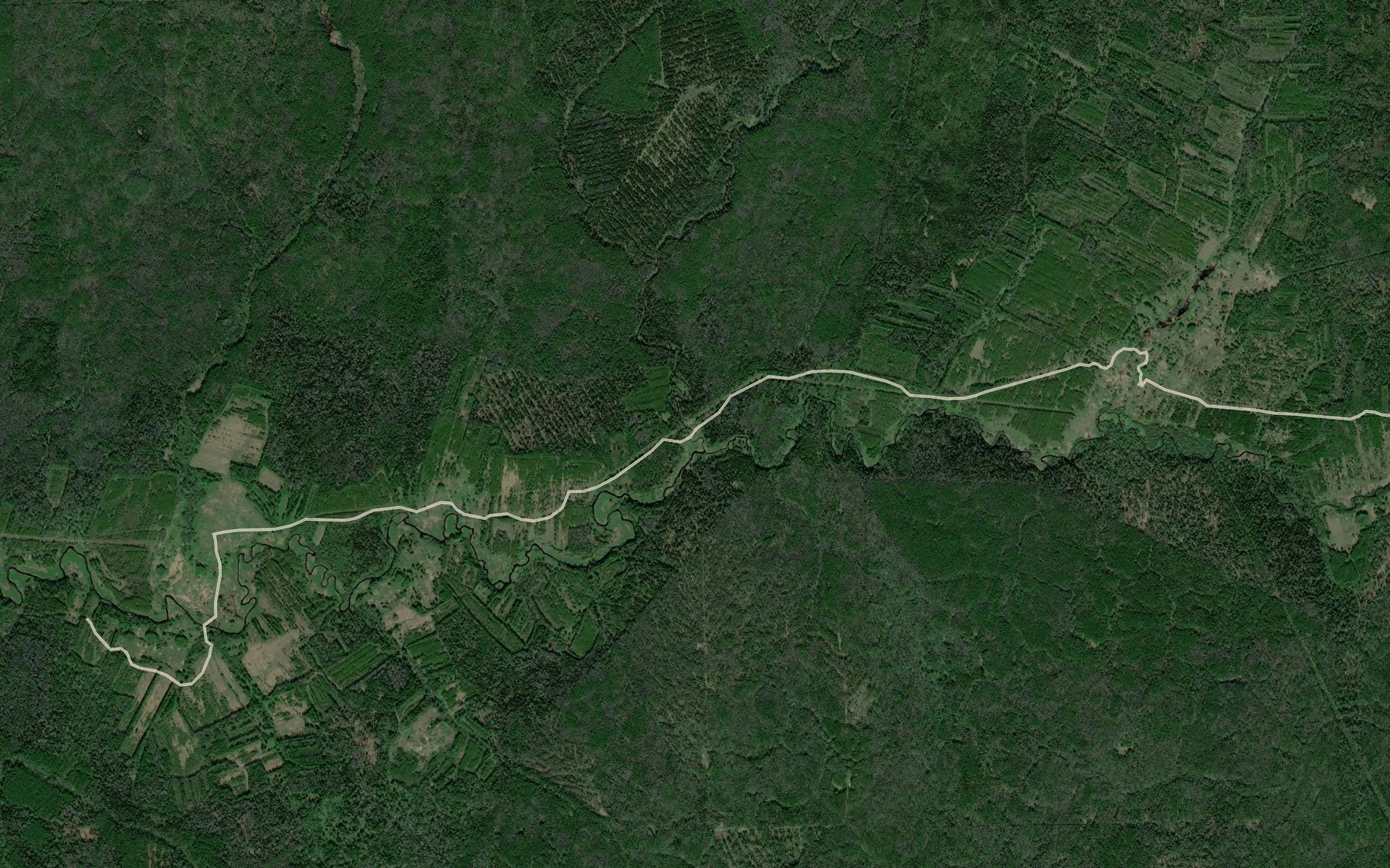 Satellite map of the Talitsa