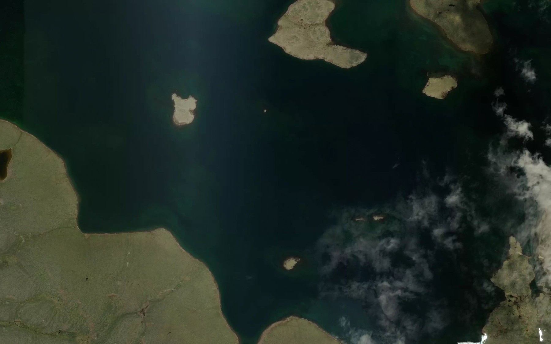 Satellite map of the Pelonquin Lake