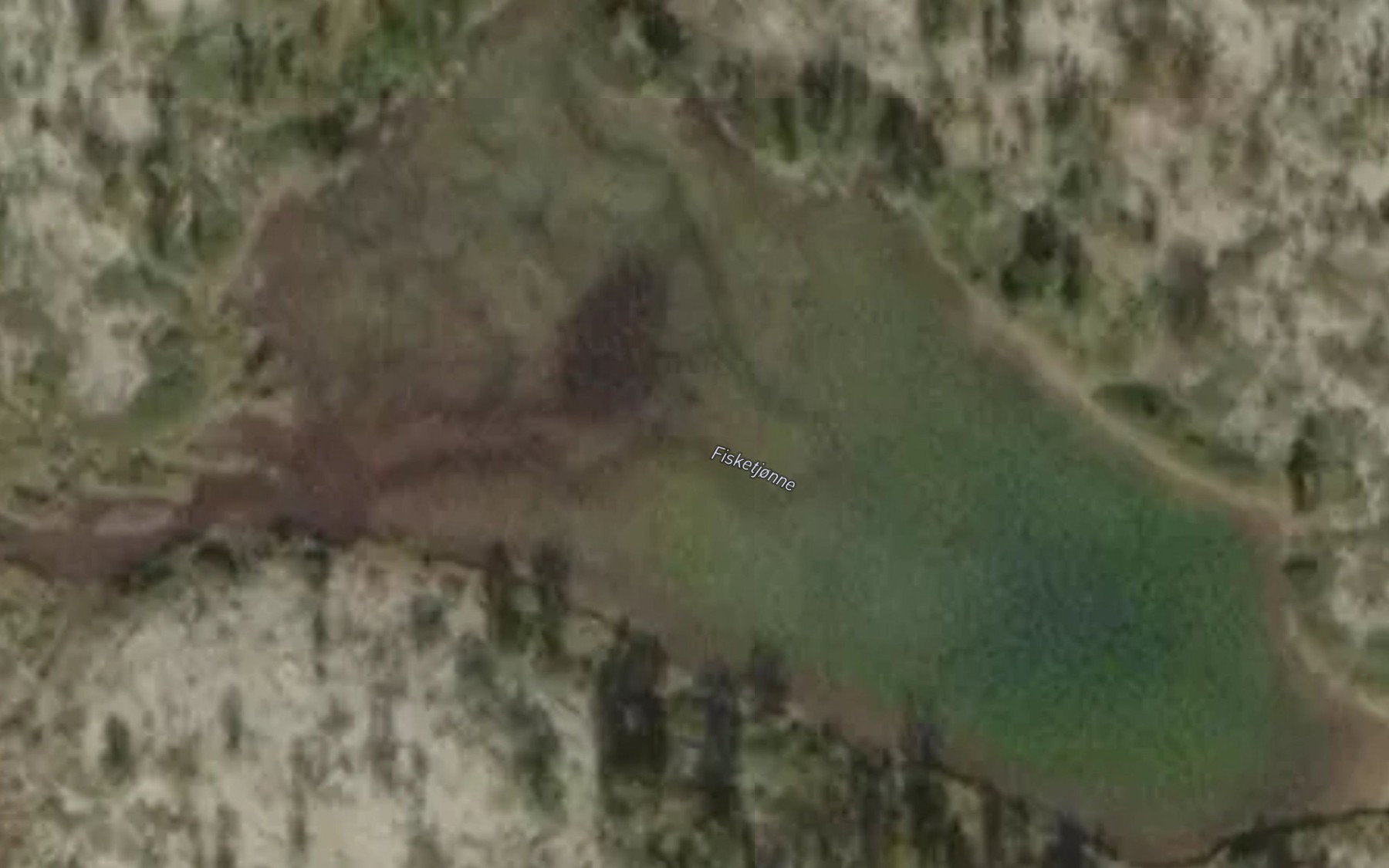 Satellite map of the Fisketjorni