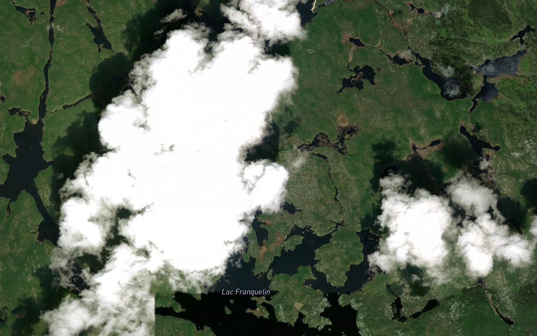 Satellite map of the Fosse Lachance