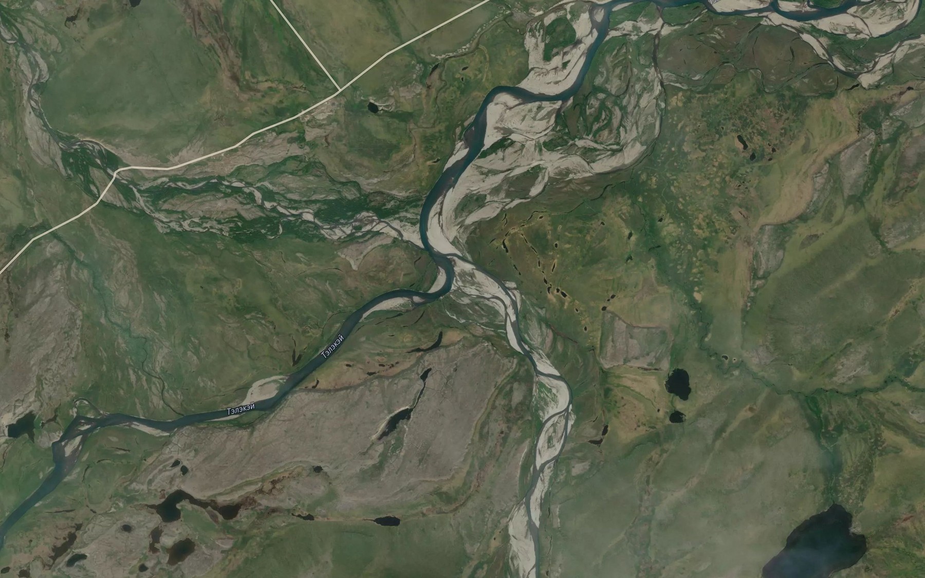 Satellite map of the Pravyy Chanuan