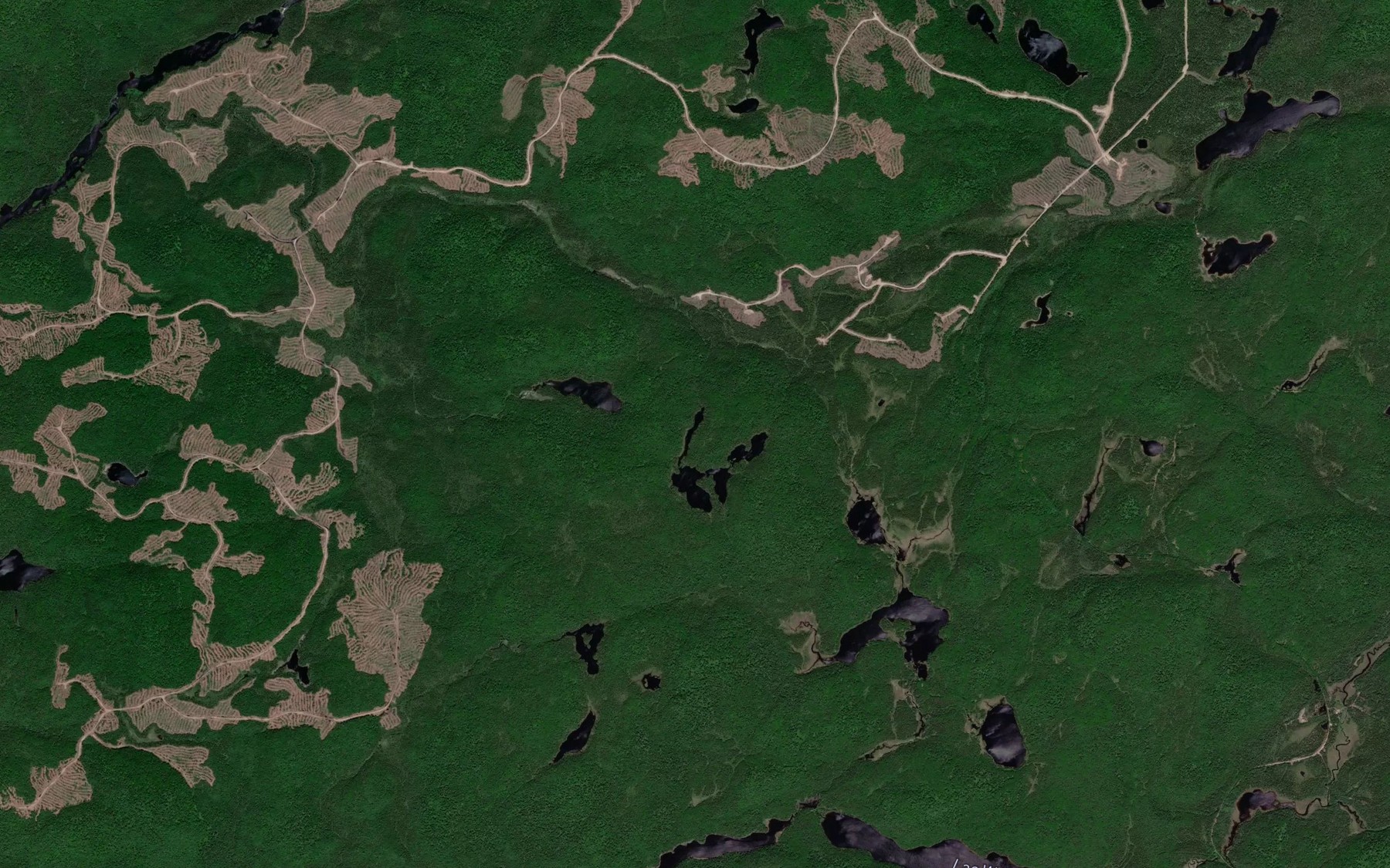 Satellite map of the Lac de la Boutade