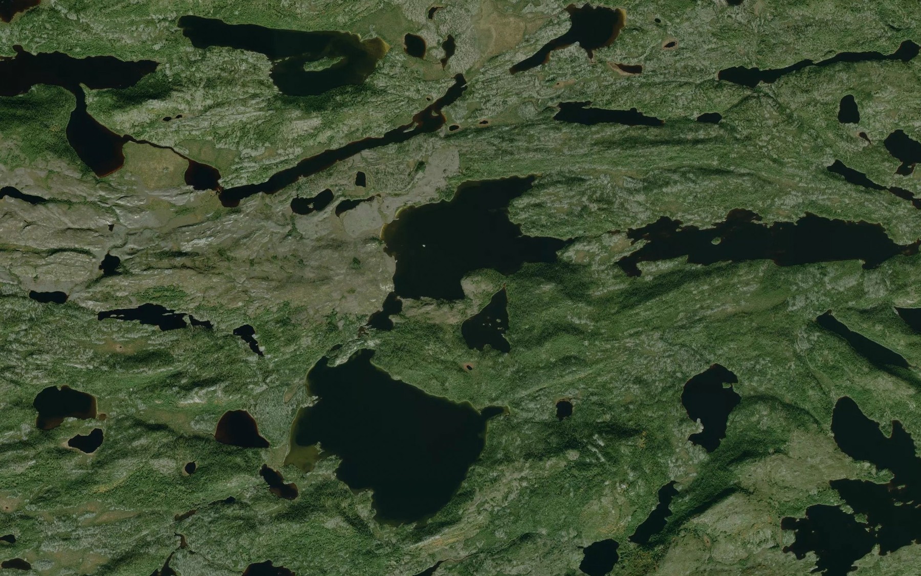 Satellite map of the Lacs Mwakw