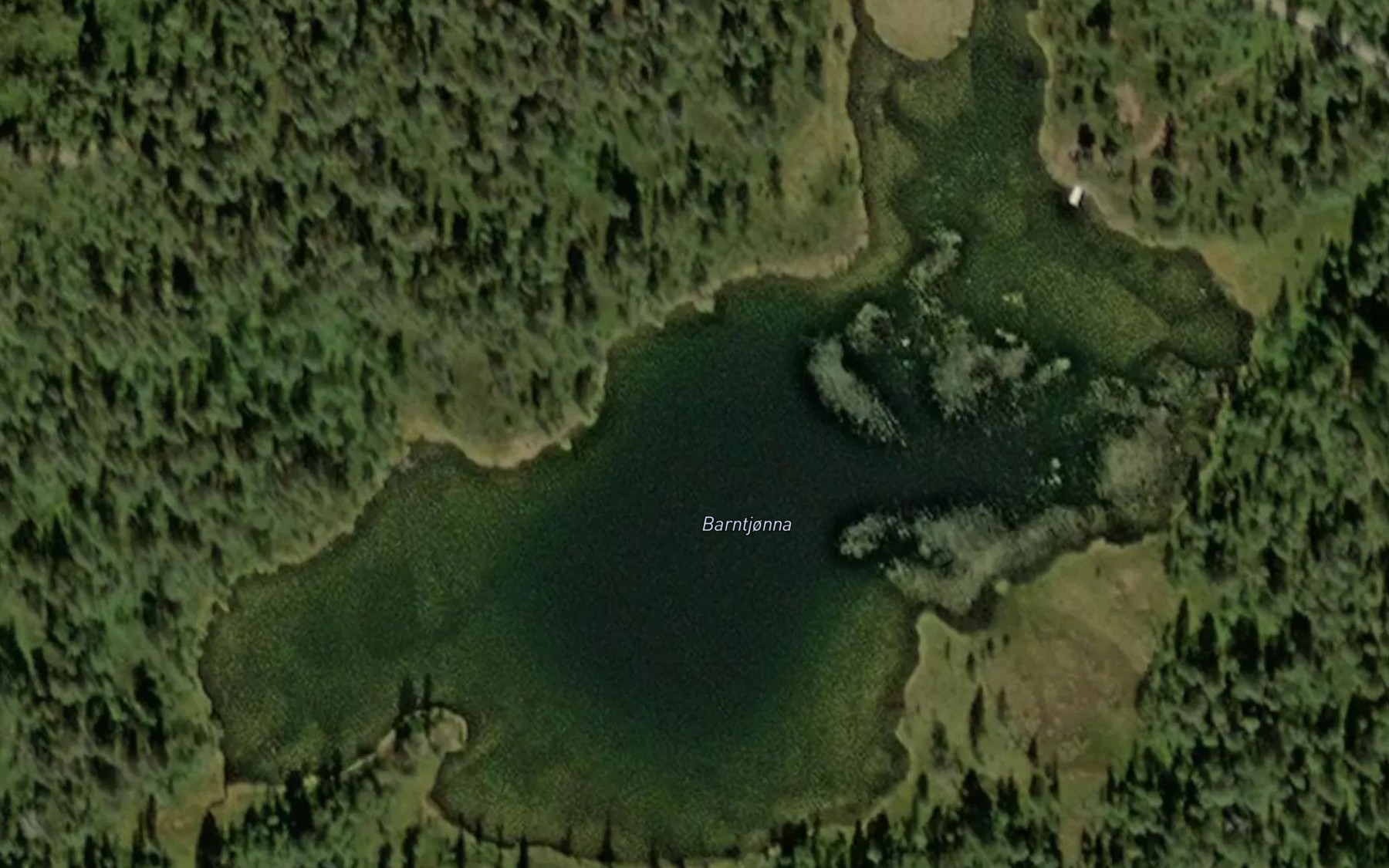 Satellite map of the Barntjorna