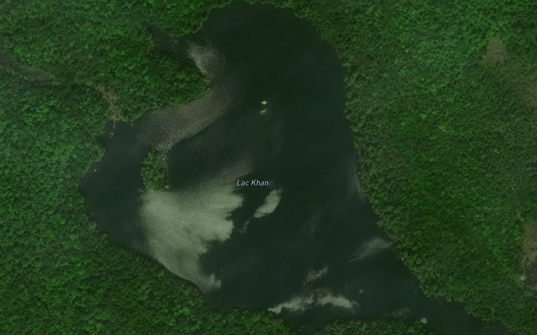 Satellite map of the Lac Khan