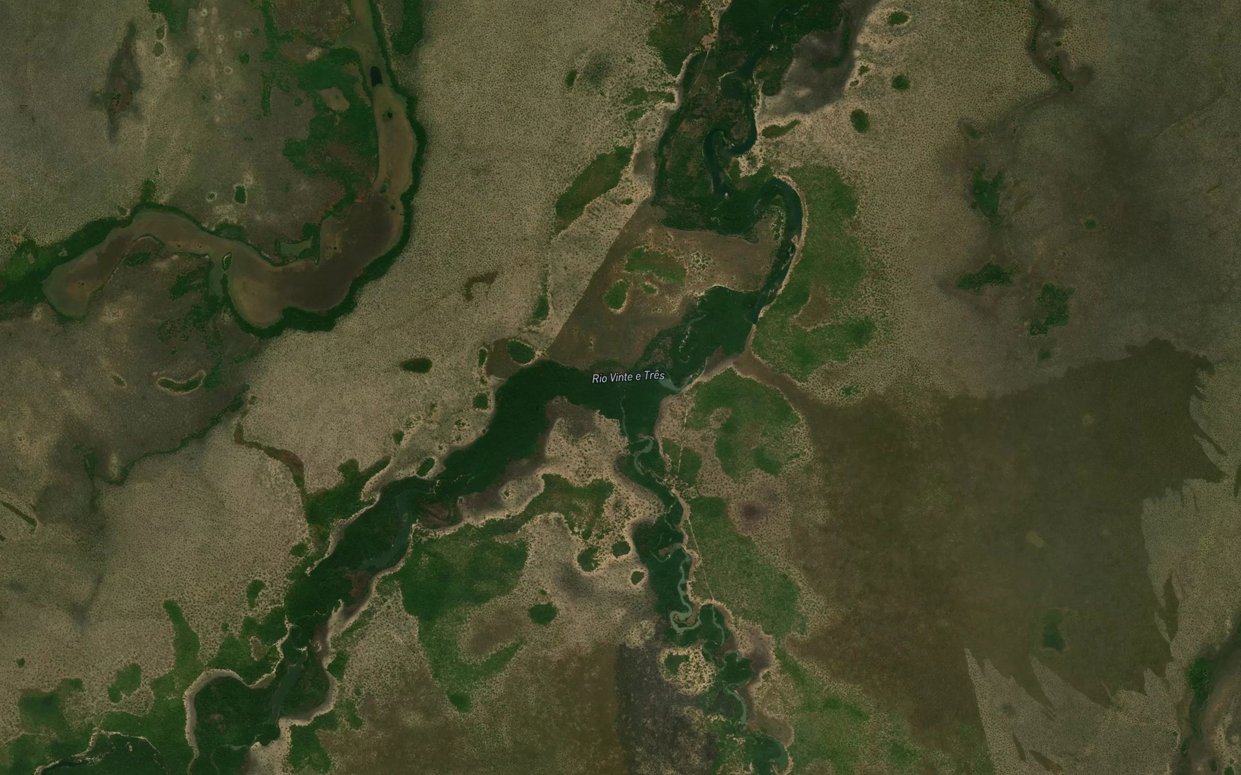 Satellite map of the Rio Vinte e Quatro