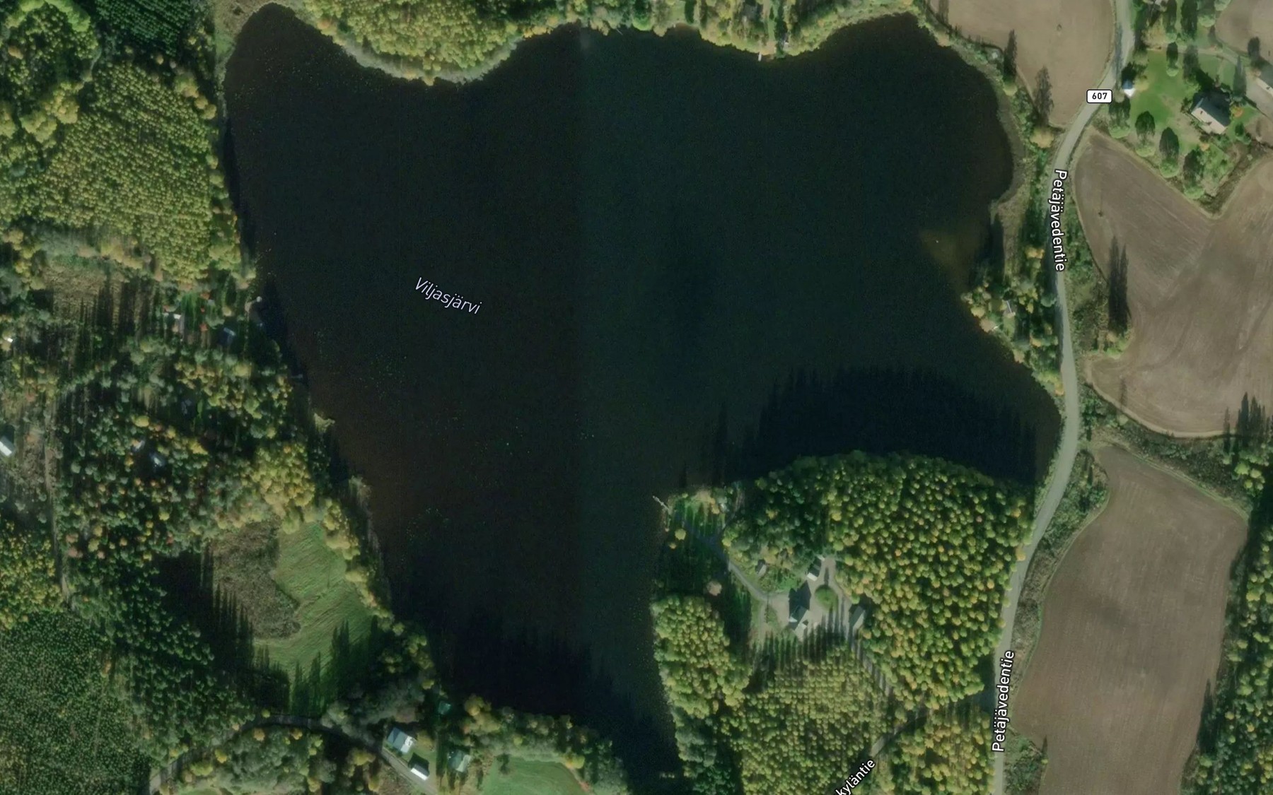 Satellite map of the Viljasjarvi