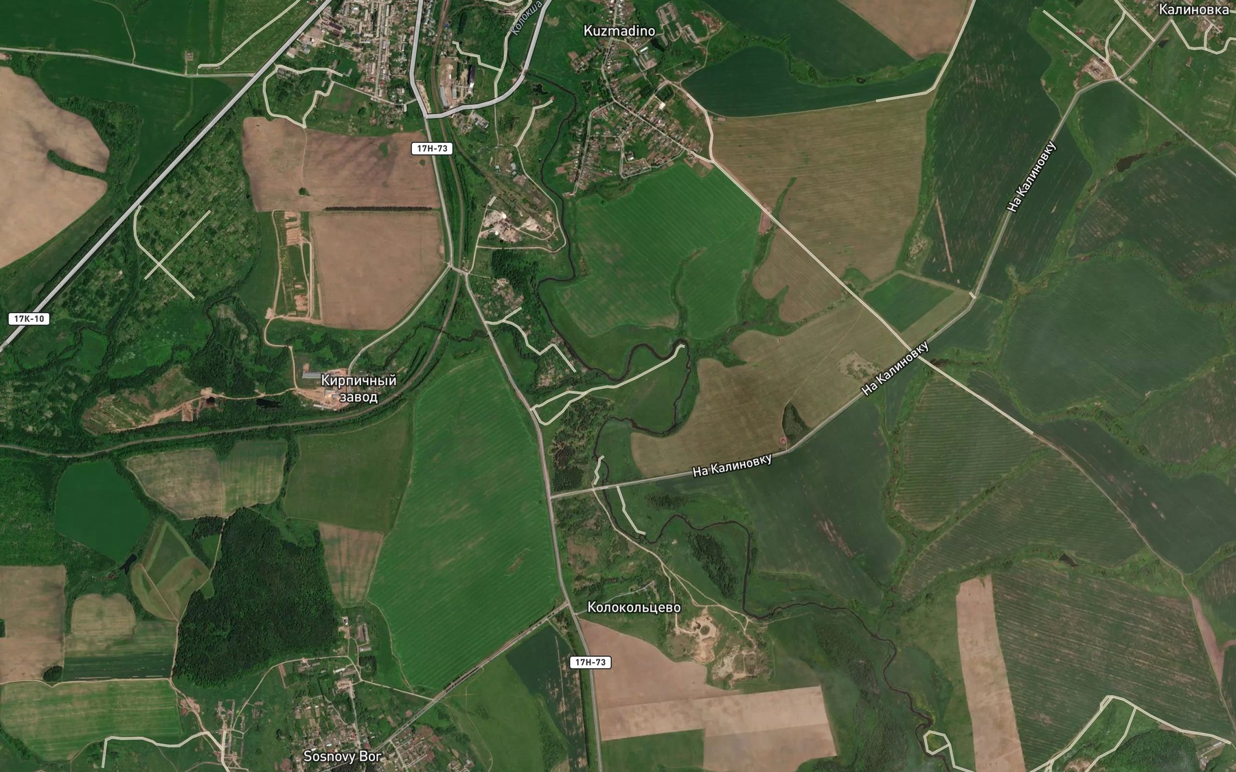 Satellite map of the Sega