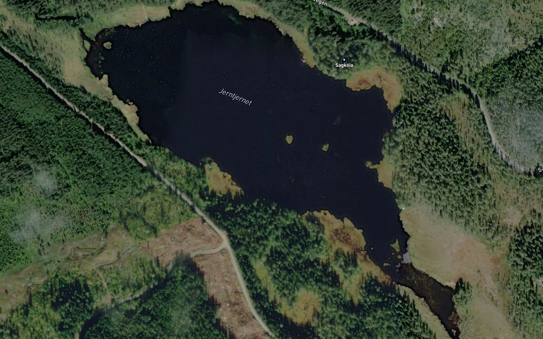 Satellite map of the Jerntjernet