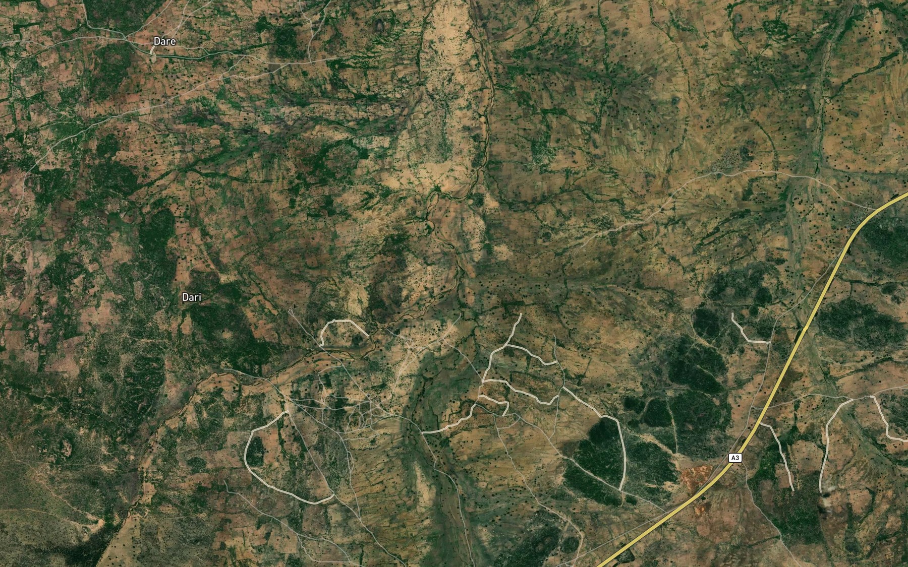 Satellite map of the Fama