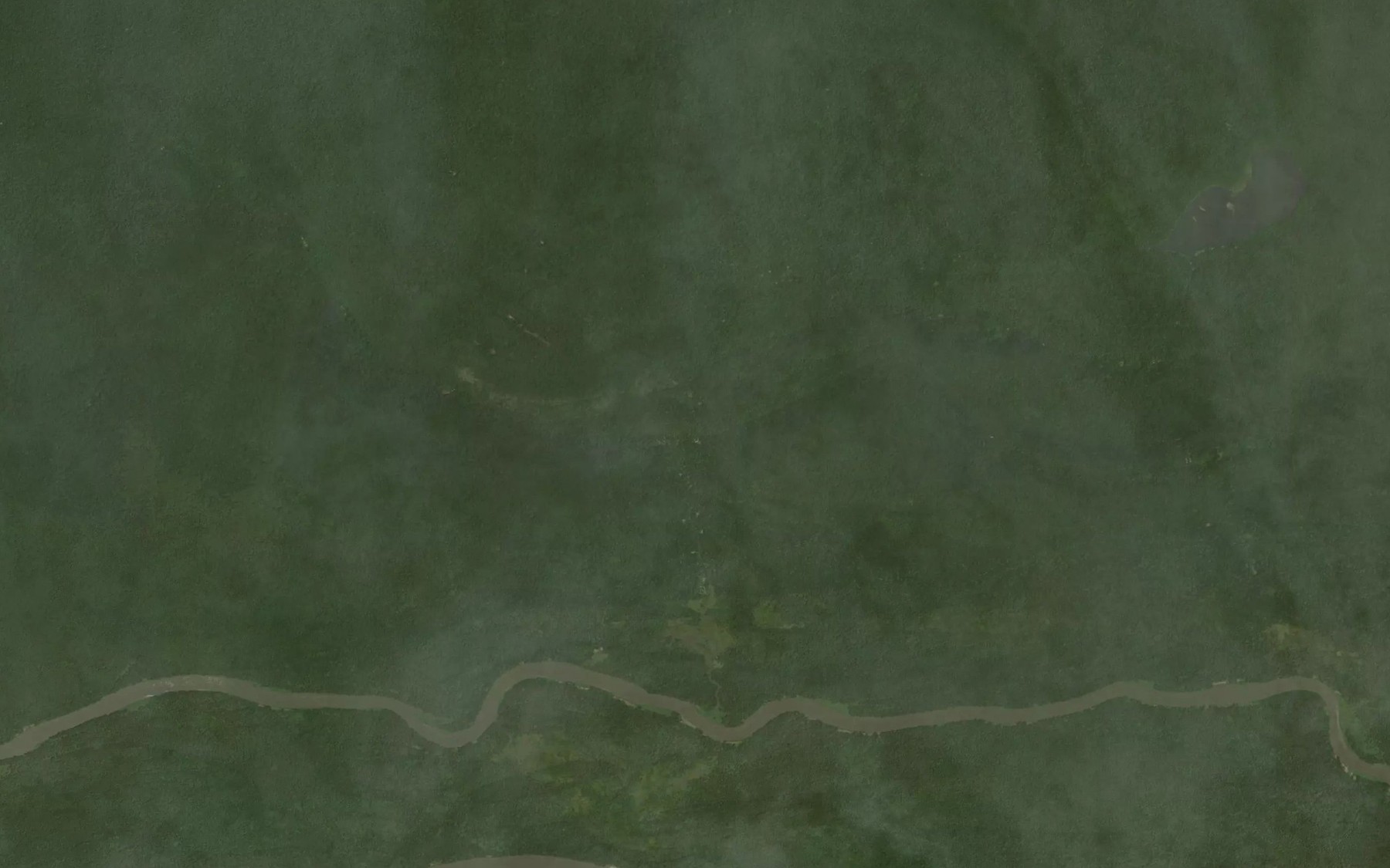 Satellite map of the Libombo