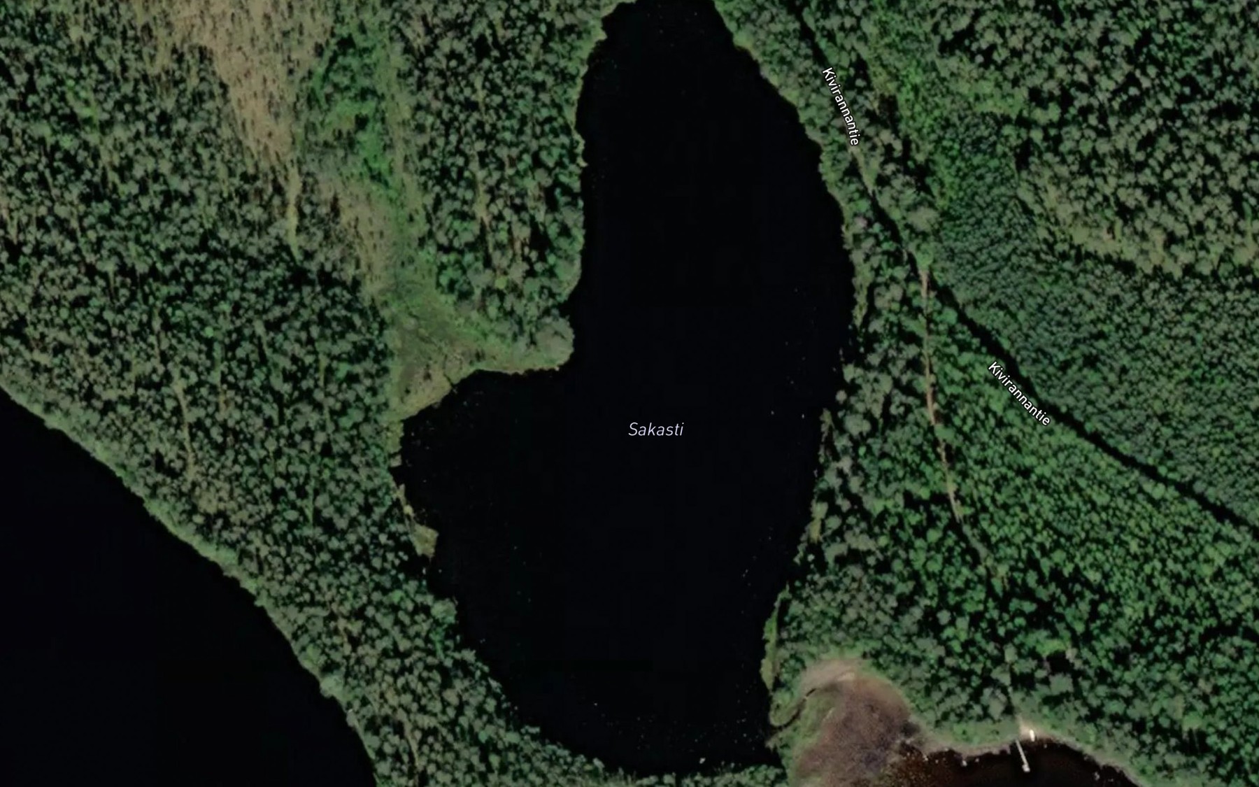 Satellite map of the Sakasti