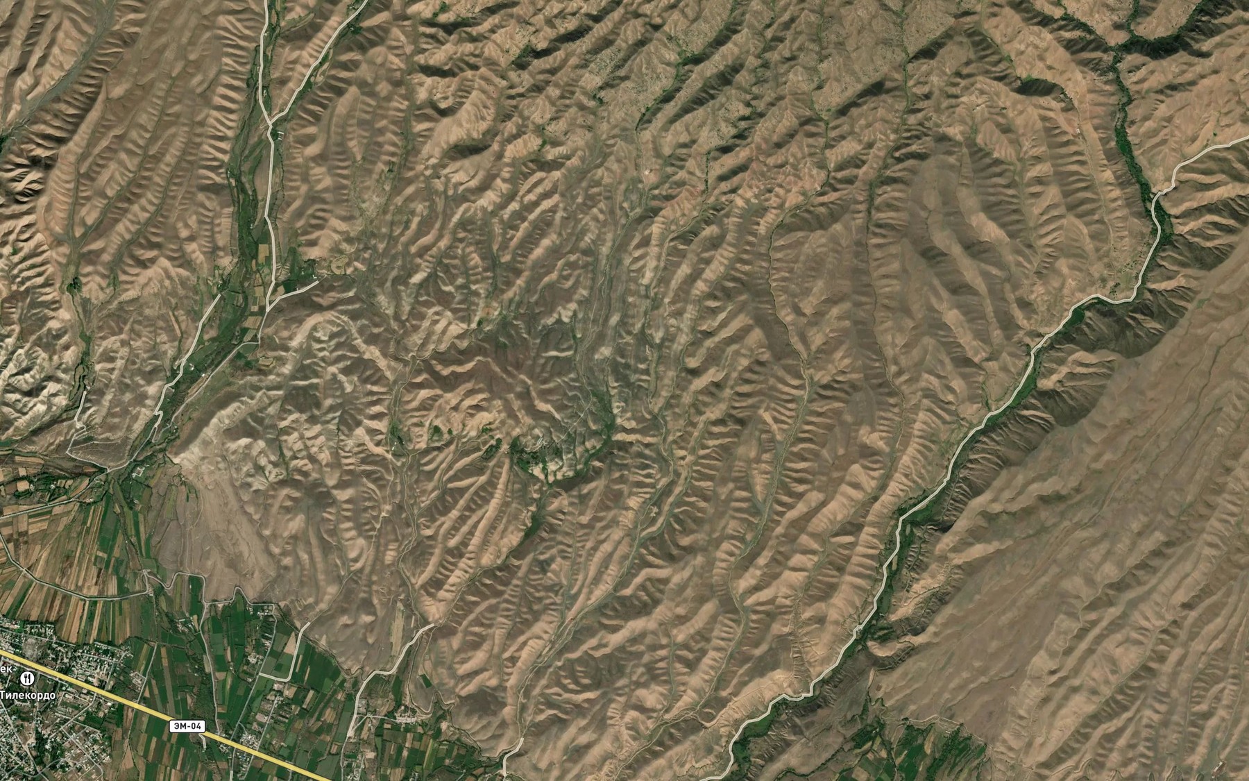 Satellite map of the Rodnik Terek-Bulak