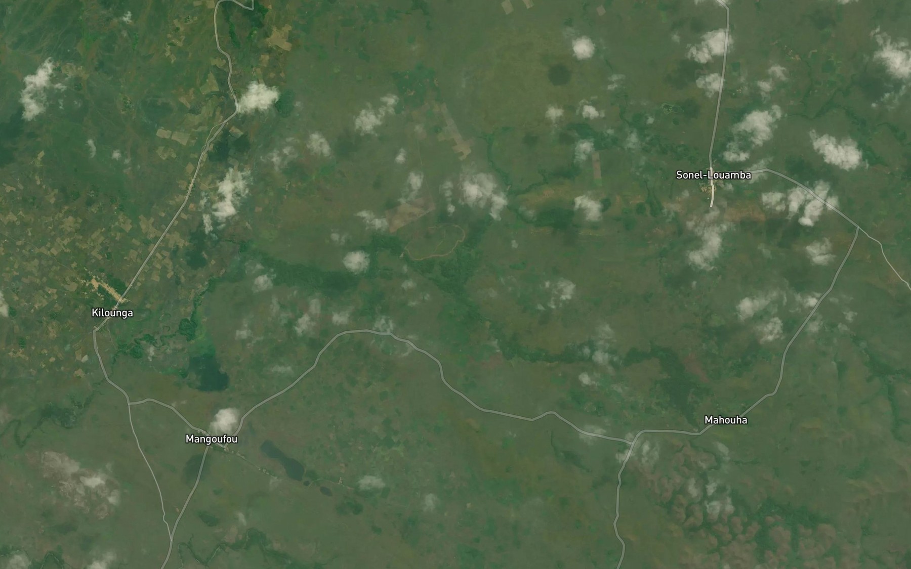 Satellite map of the Mahoua
