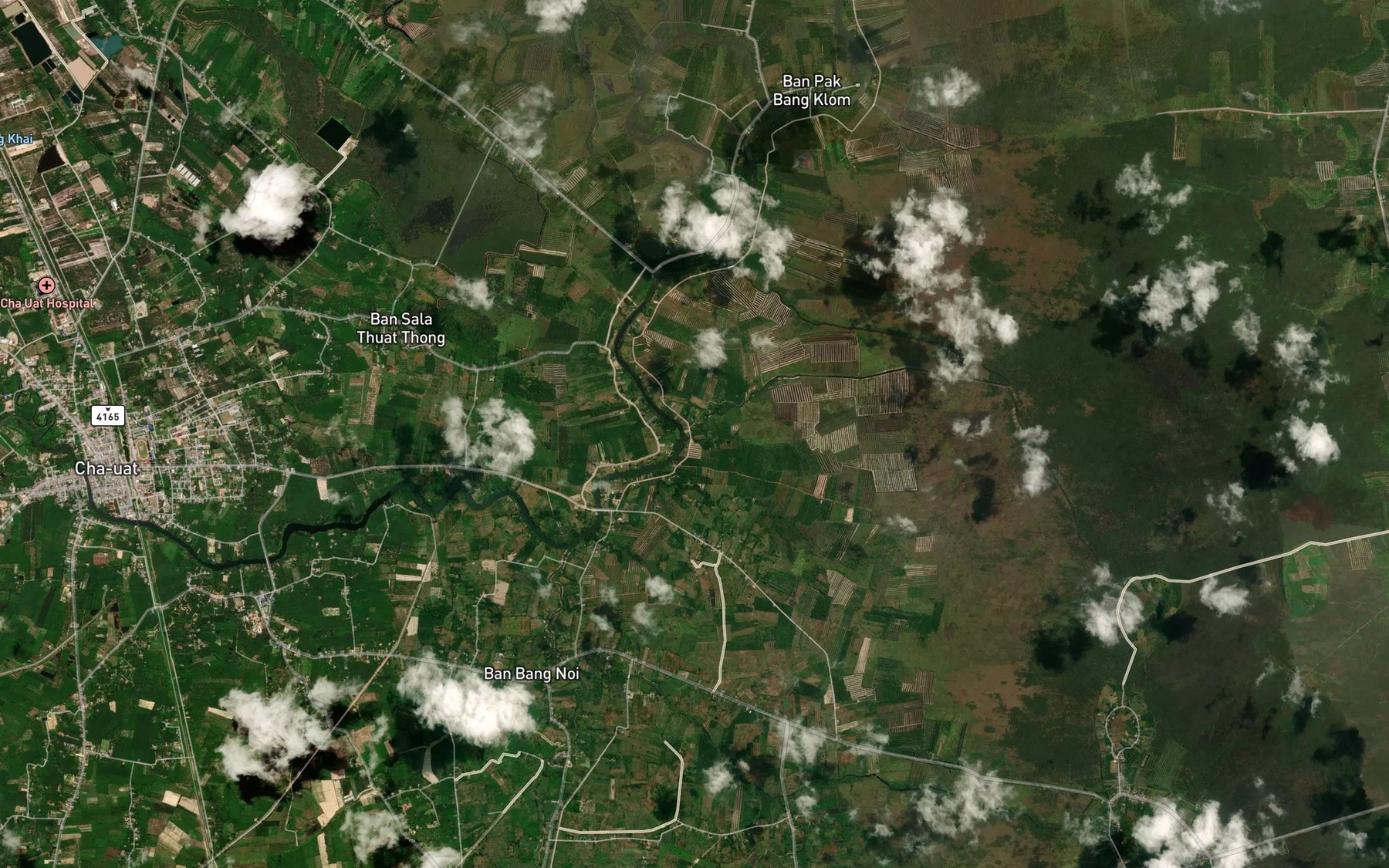 Satellite map of the Bang Krut