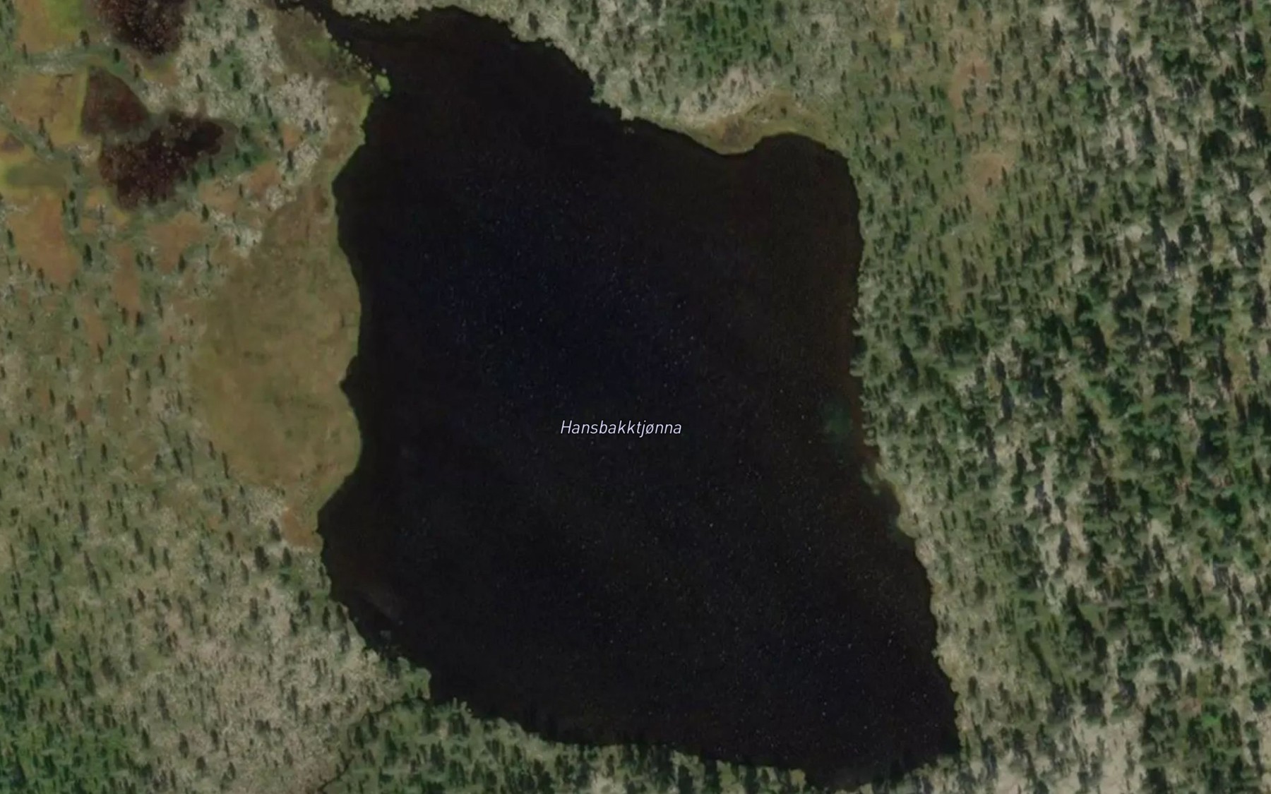 Satellite map of the Hansbakktjonna