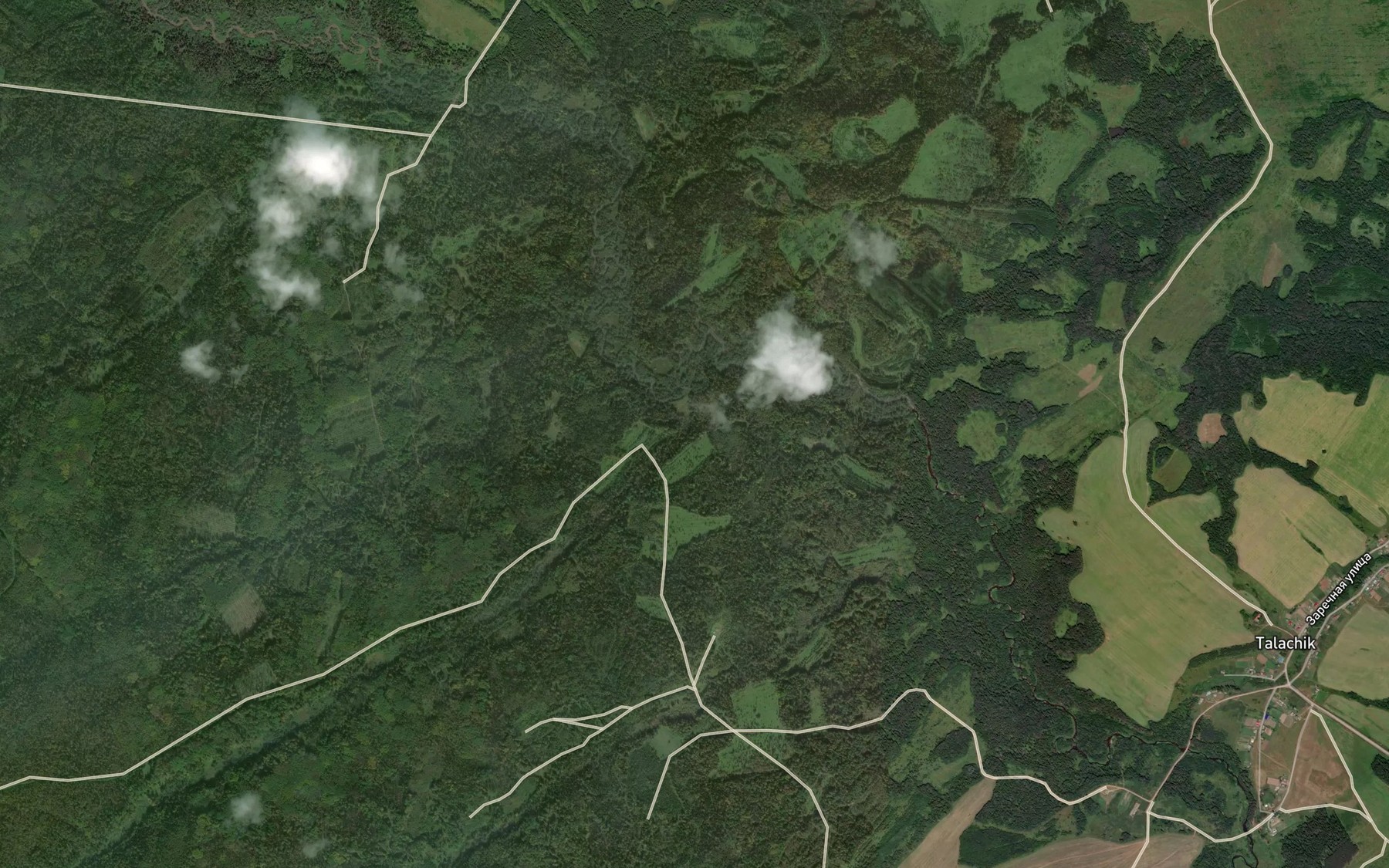 Satellite map of the Mokraya Zelikaya