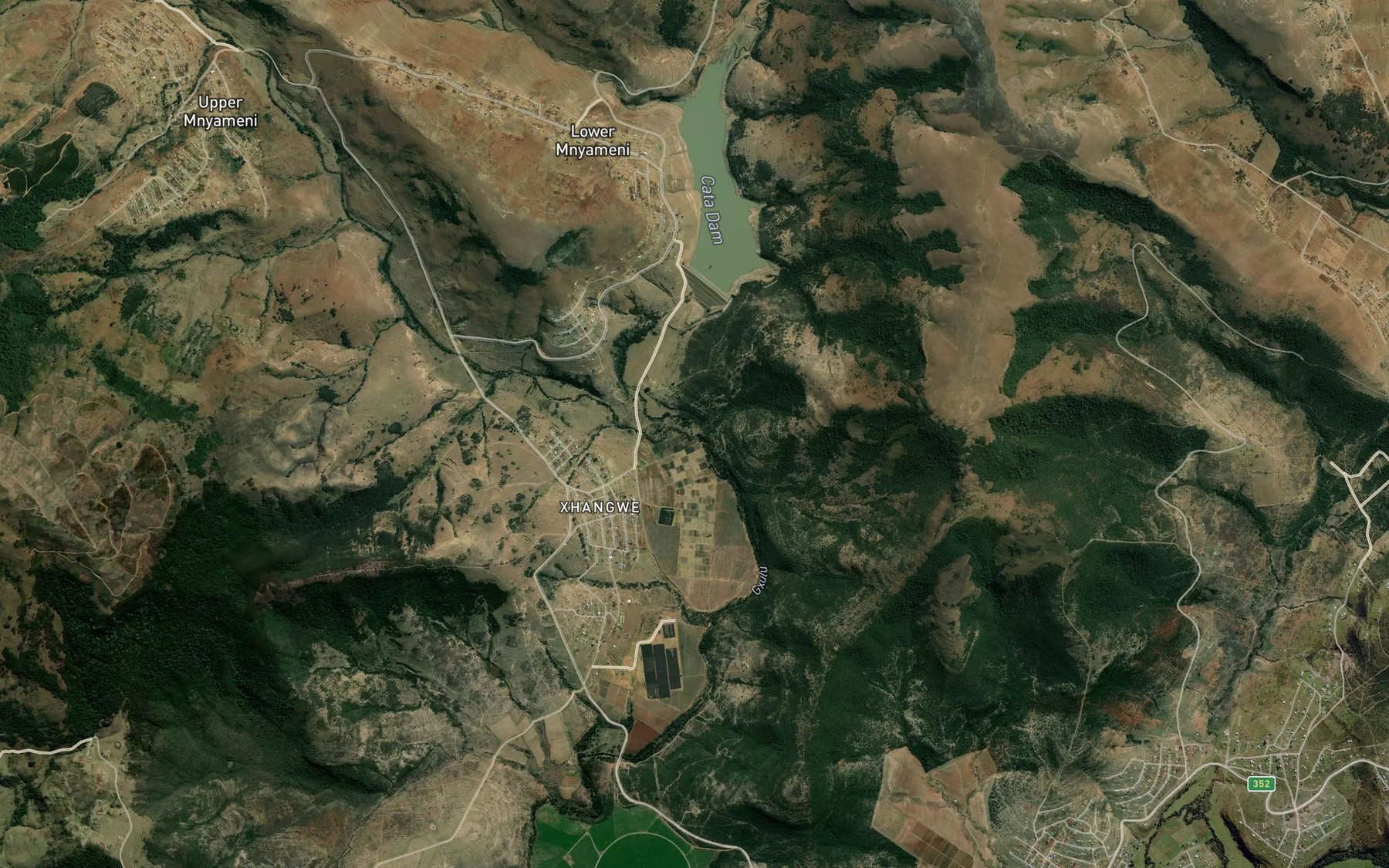 Satellite map of the Cata