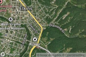 Satellite map of the Wees Run
