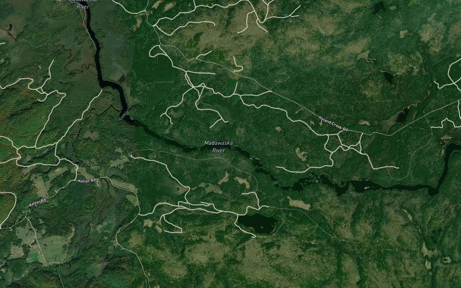 Satellite map of the Exam Time Rapids