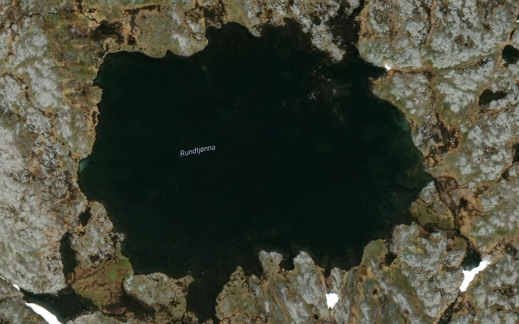 Satellite map of the Rundtjorna