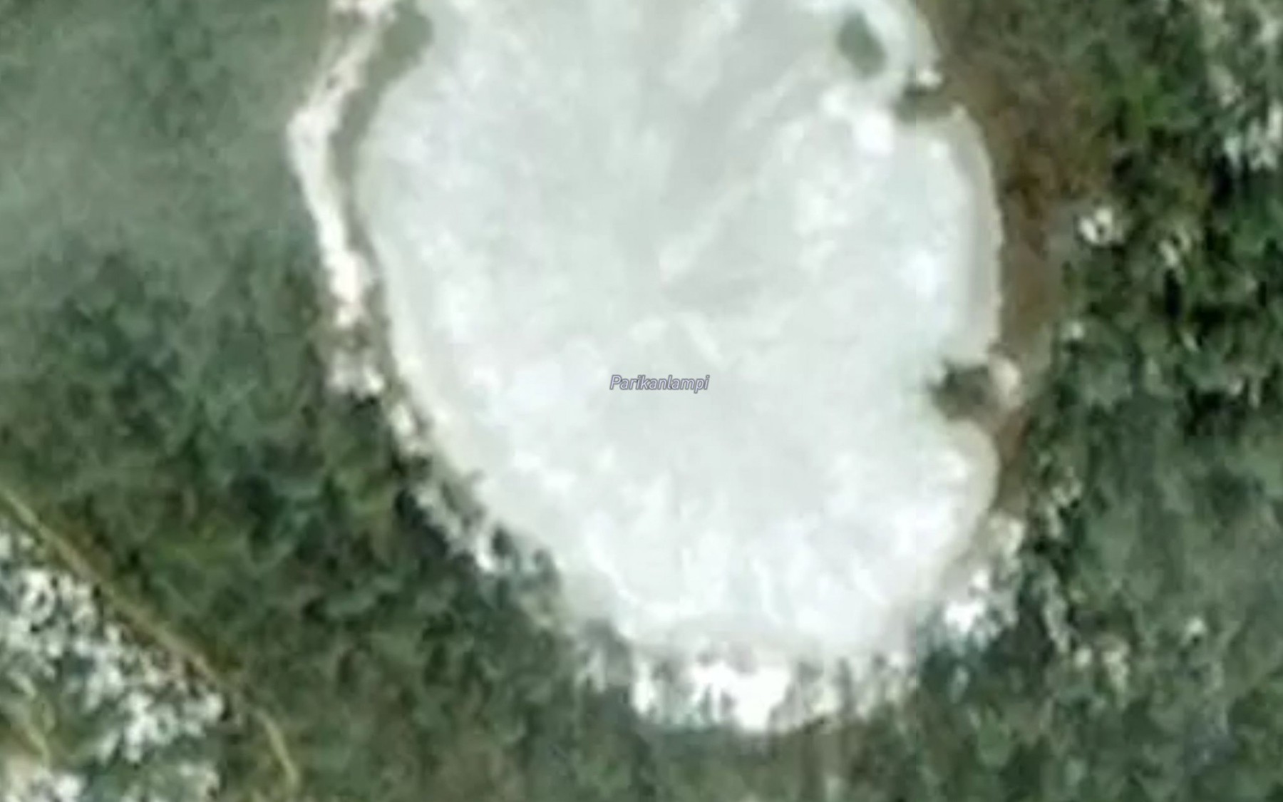 Satellite map of the Parikanlampi