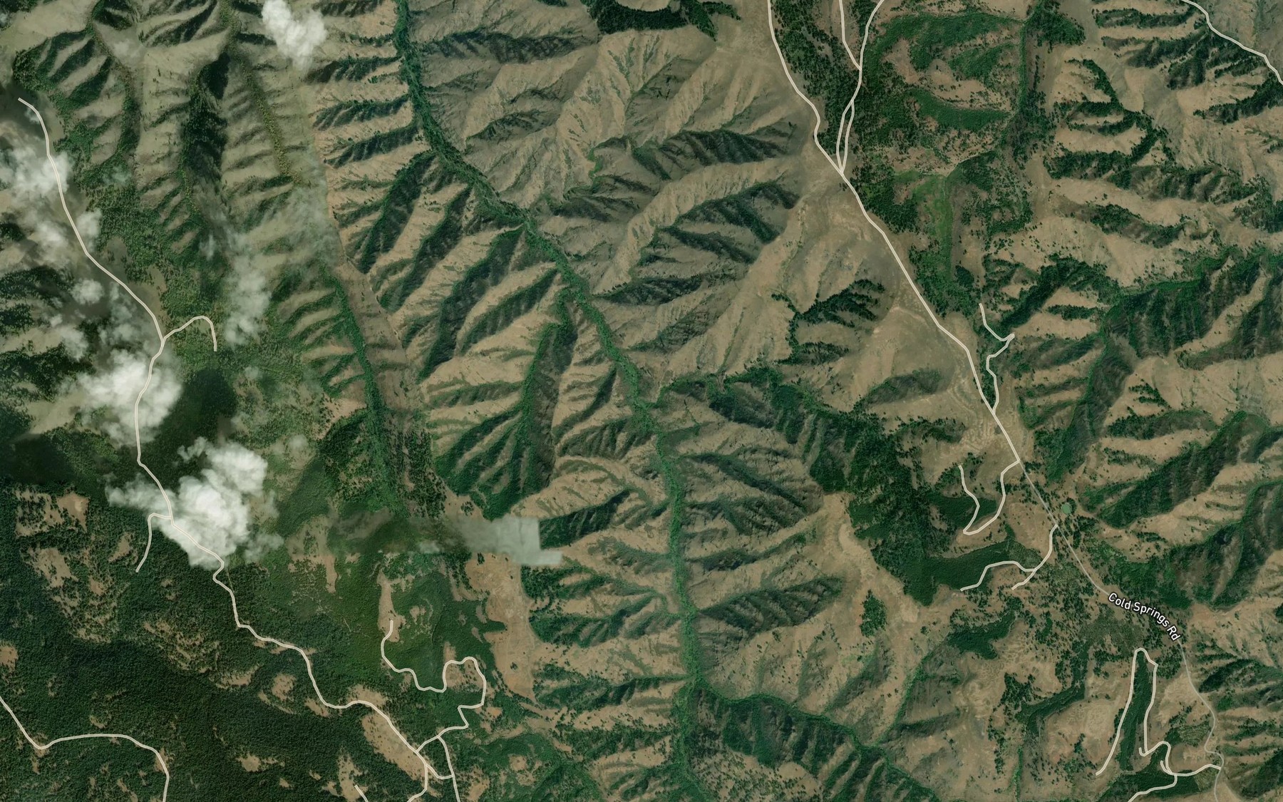 Satellite map of the Deadhorse Creek