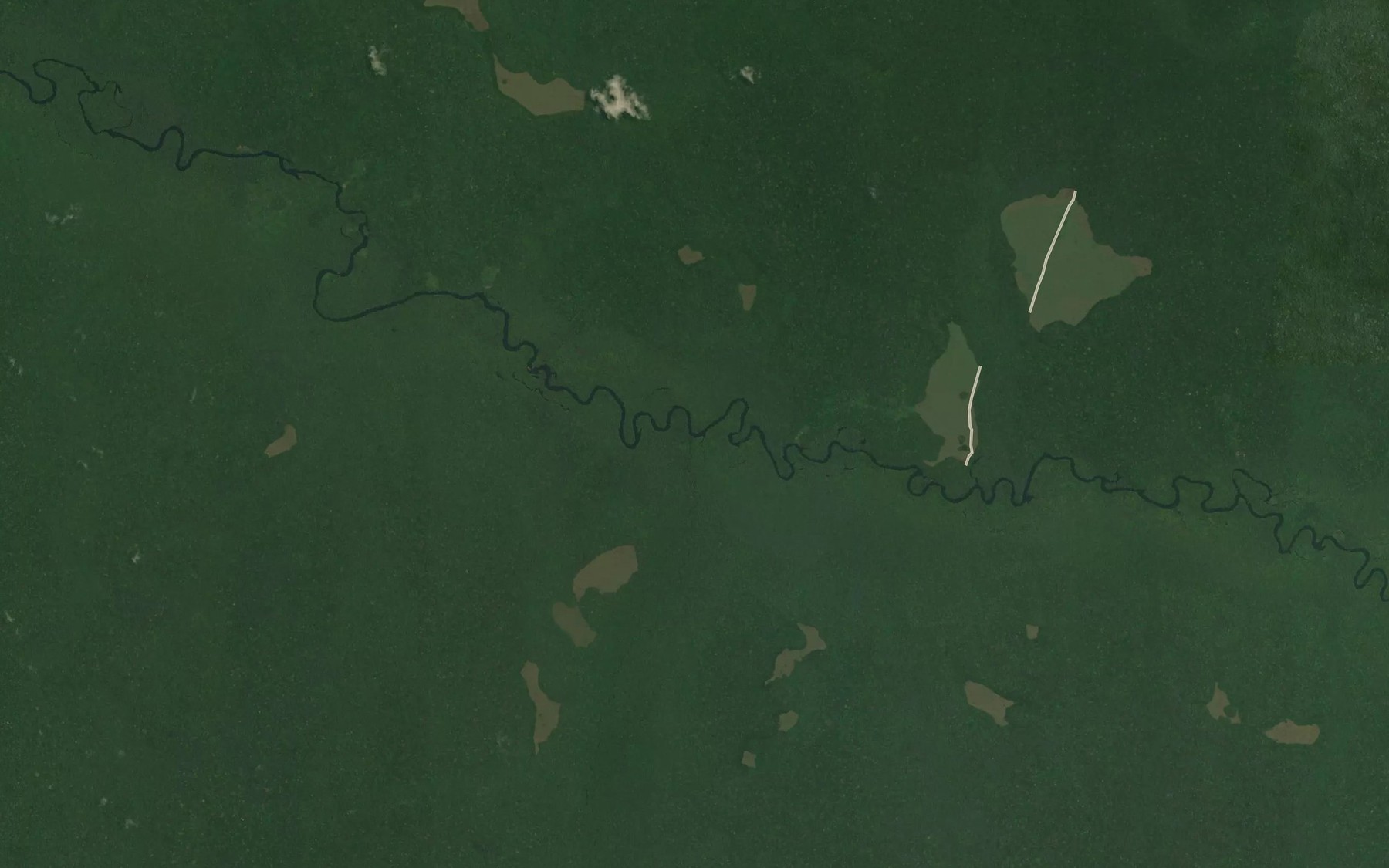Satellite map of the Bananga