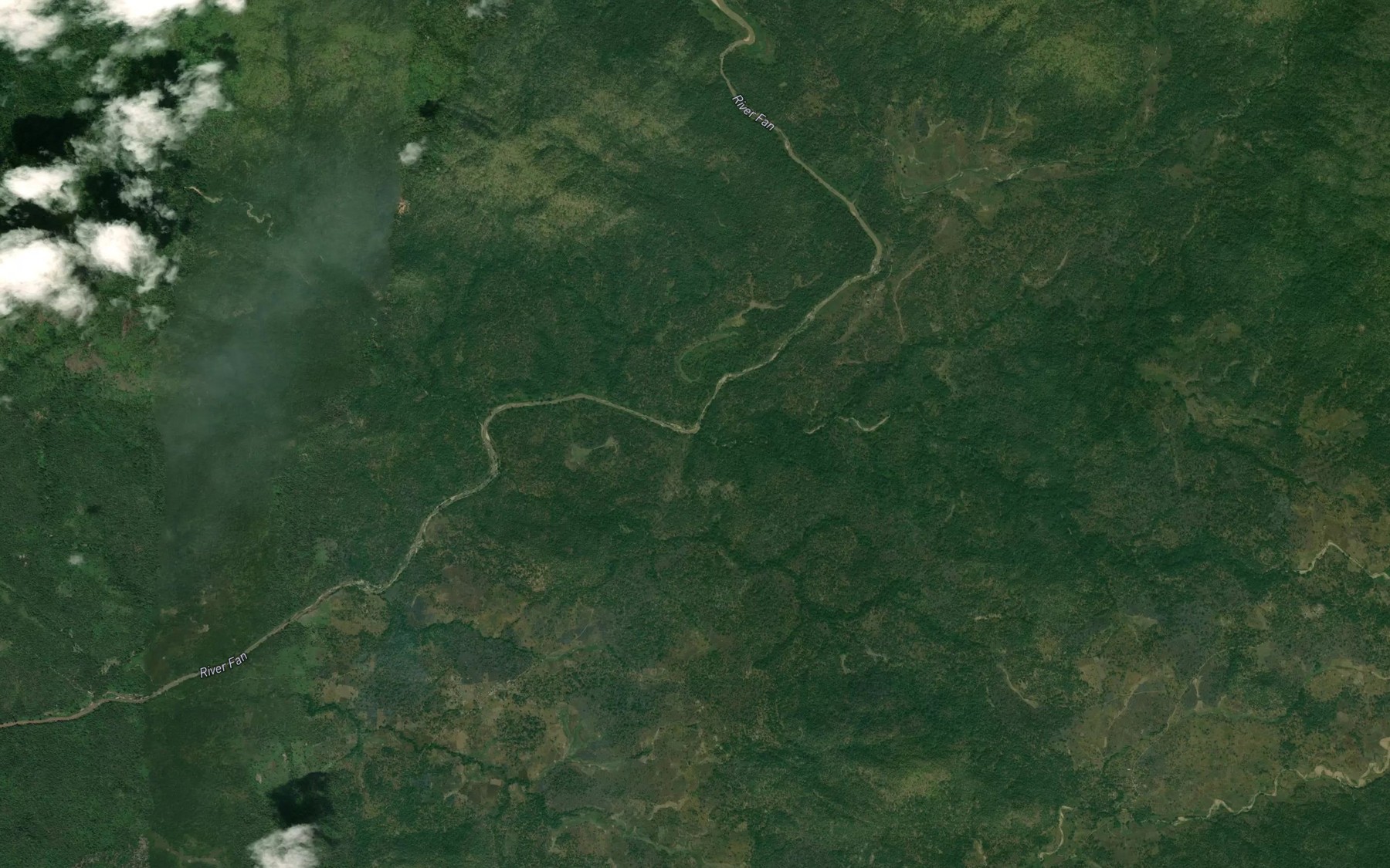 Satellite map of the River Balako