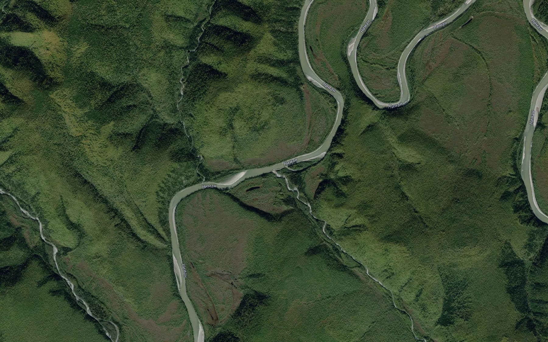 Satellite map of the Saltyray