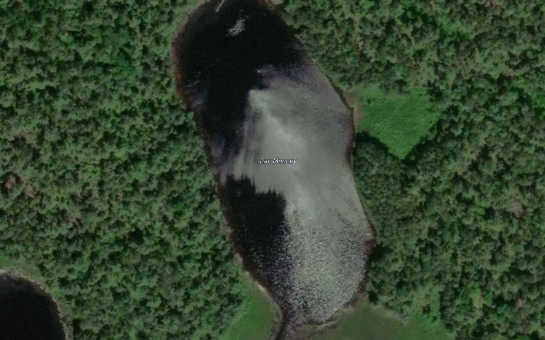 Satellite map of the Lac Mooney