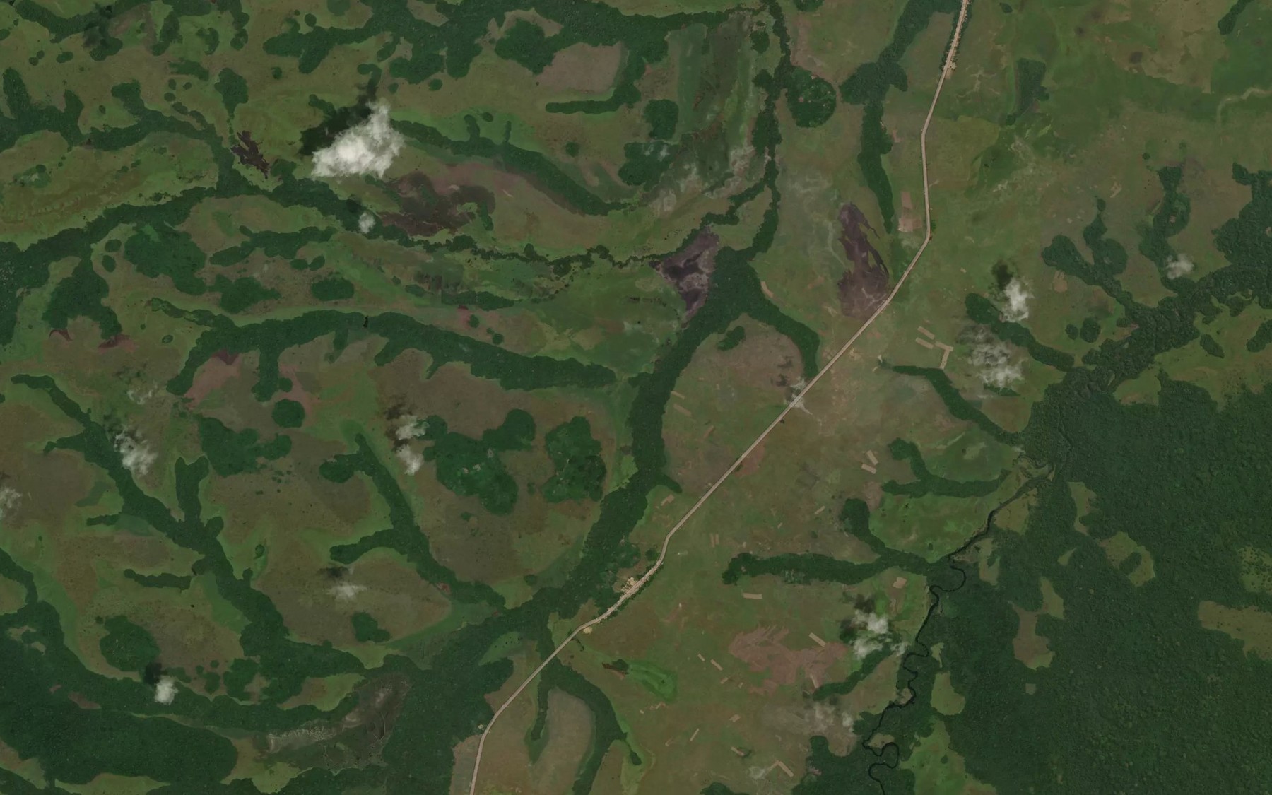 Satellite map of the Tomboa