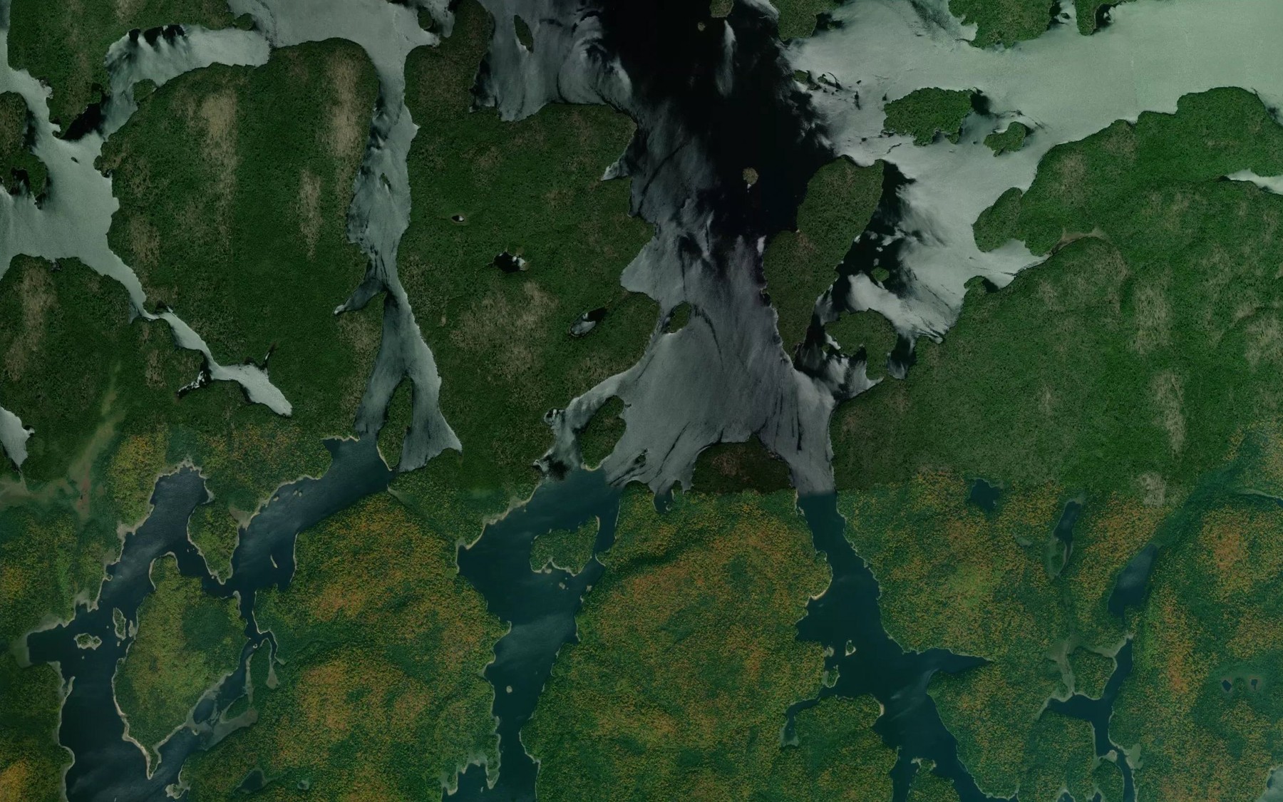 Satellite map of the Lac Nigik