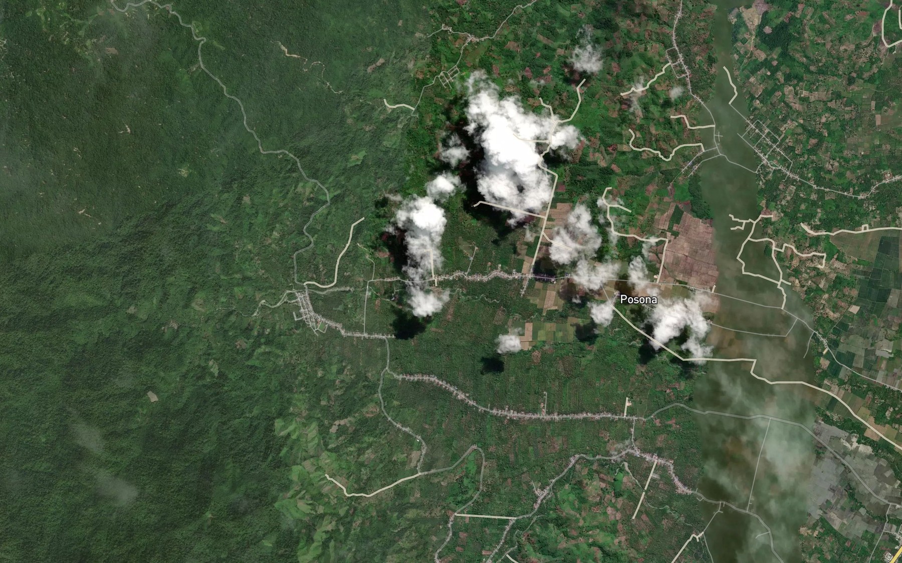 Satellite map of the Kuala Lumbung