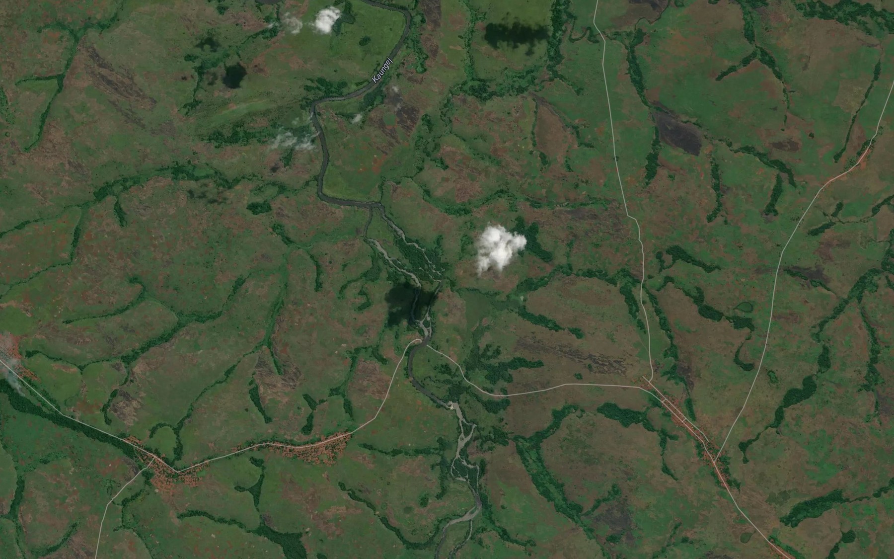 Satellite map of the Kanu
