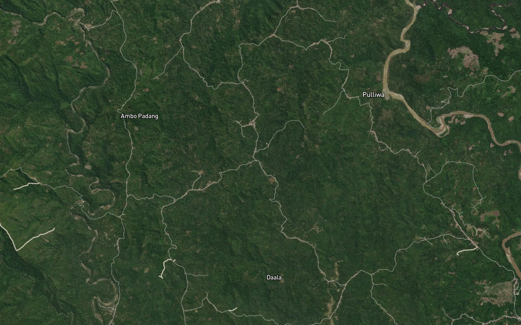 Satellite map of the Salu Dodde