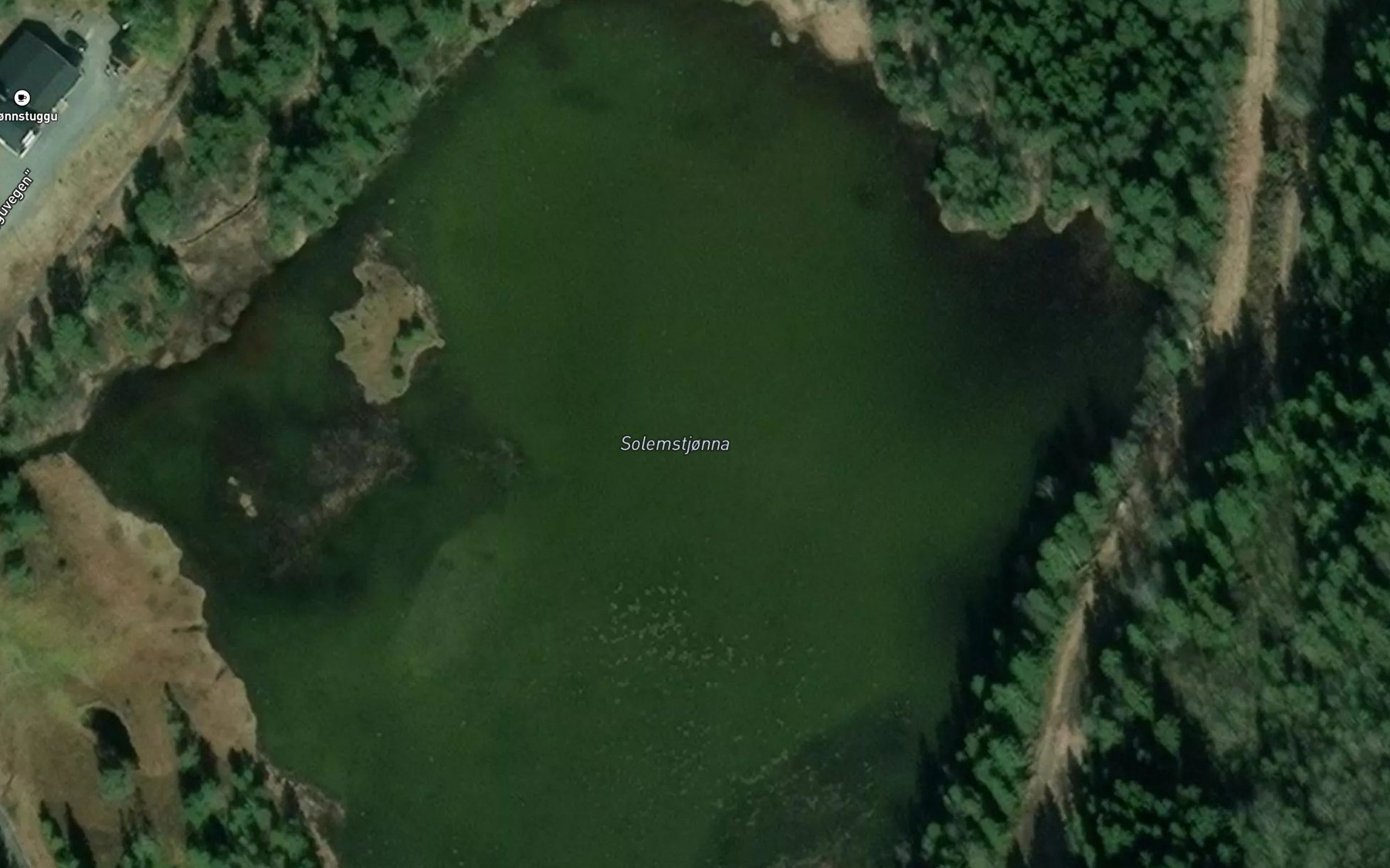 Satellite map of the Solemstjorna