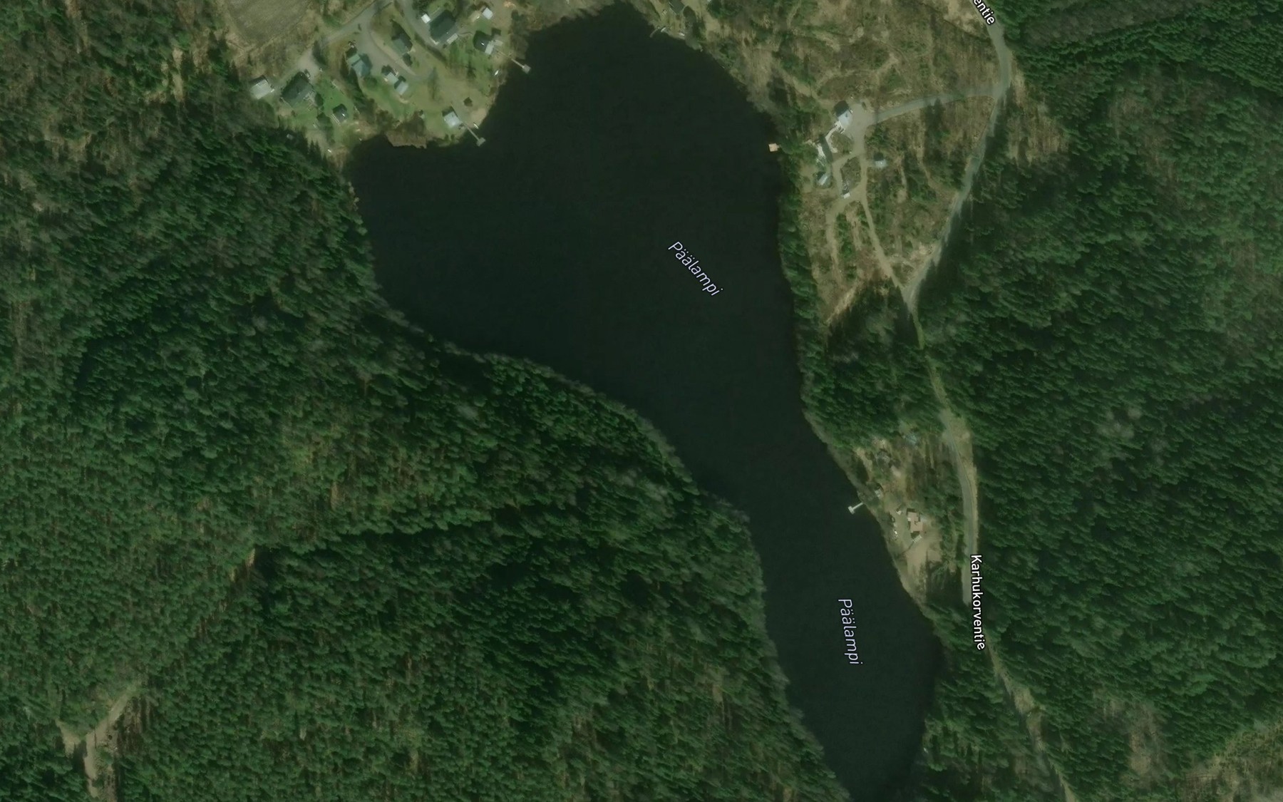Satellite map of the Paalampi