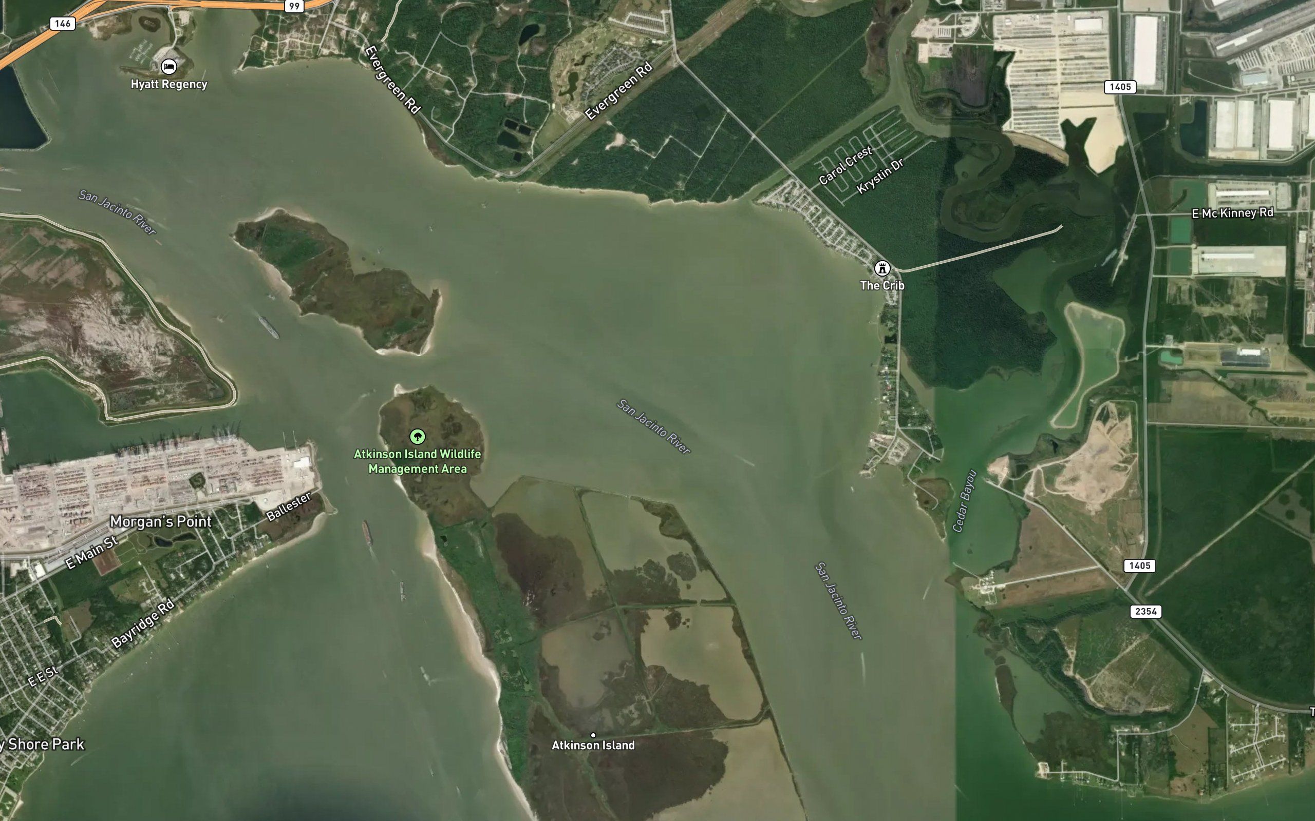 Cedar Bayou Channel
