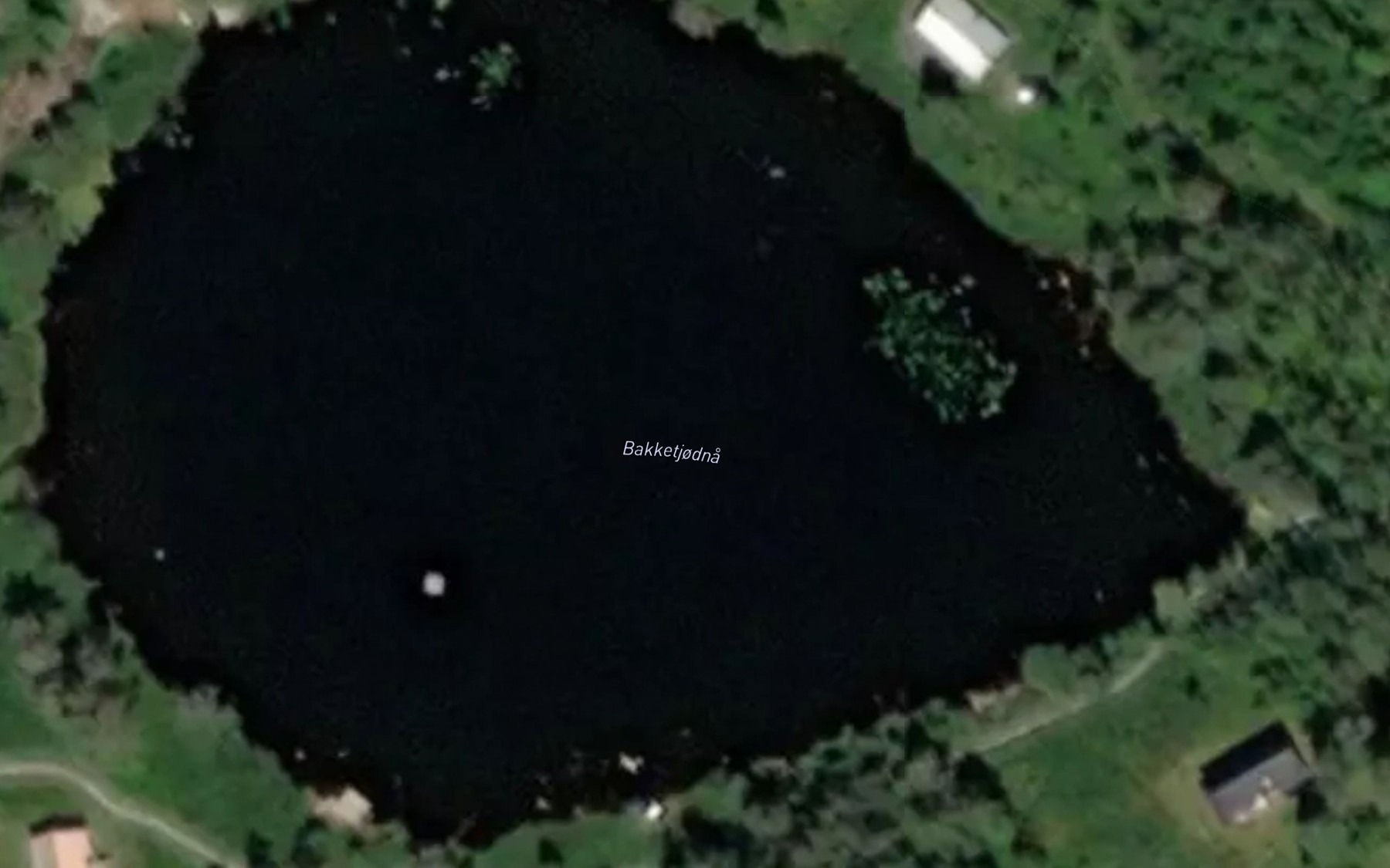 Satellite map of the Bakketjodna