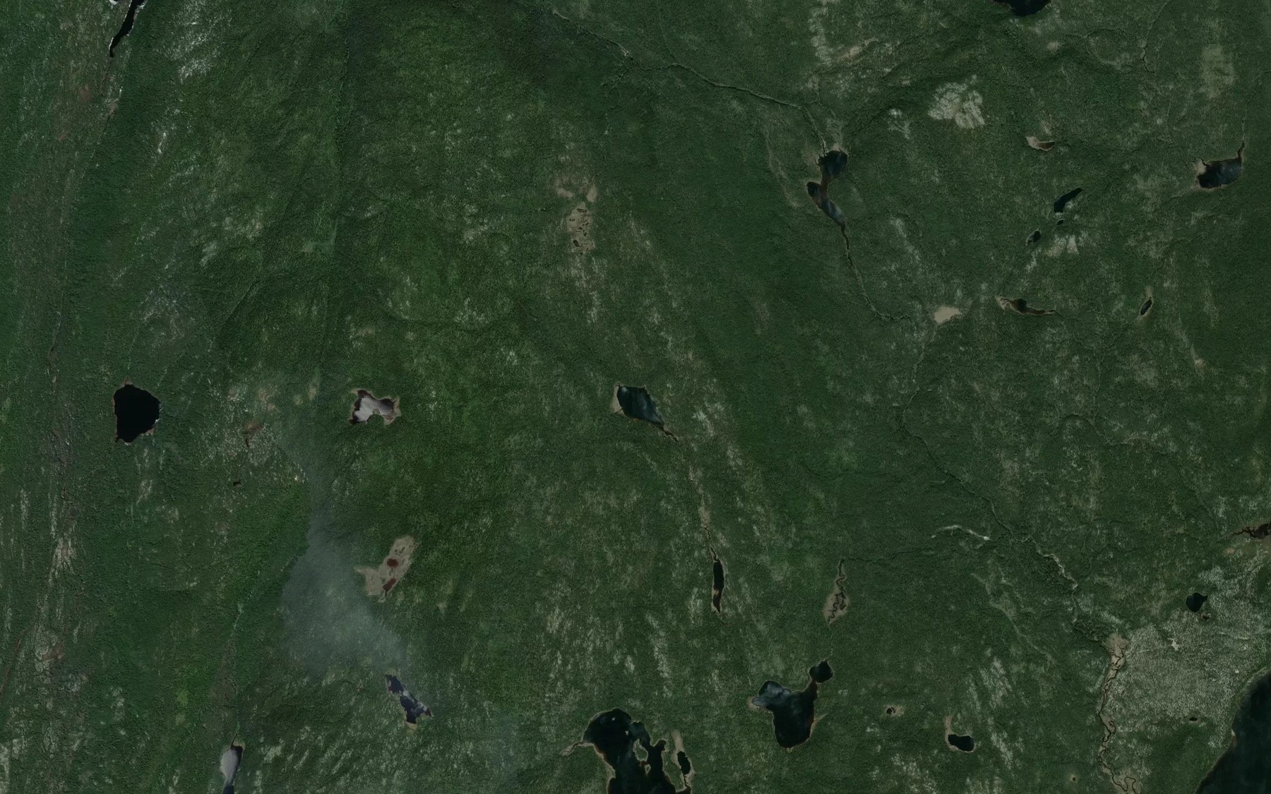 Satellite map of the Lac Armand